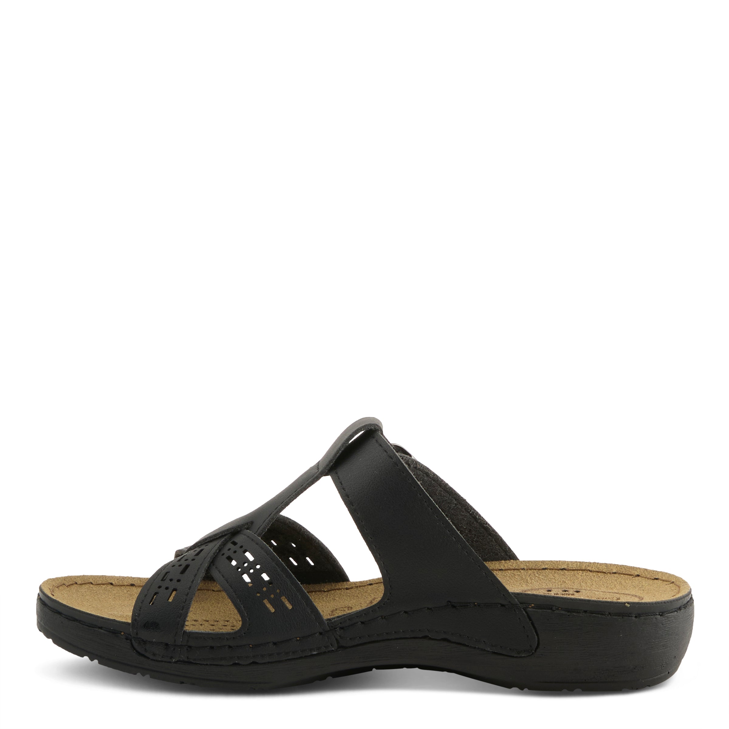 Flexus FLEXUS 150901 SANDAL sandal in black with flexible sole