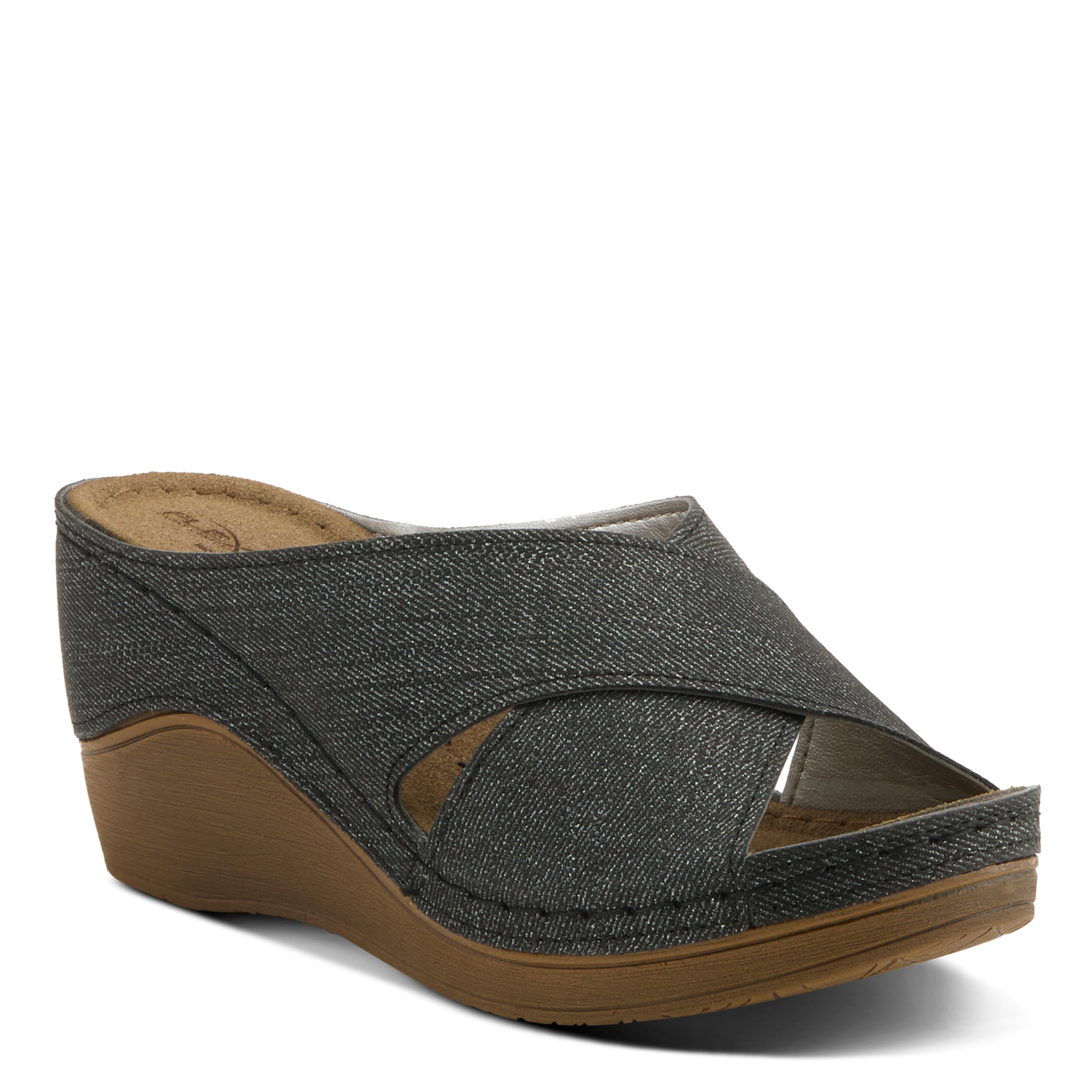 Flexus FLEXUS 170611 SANDAL sandal in black with flexible sole
