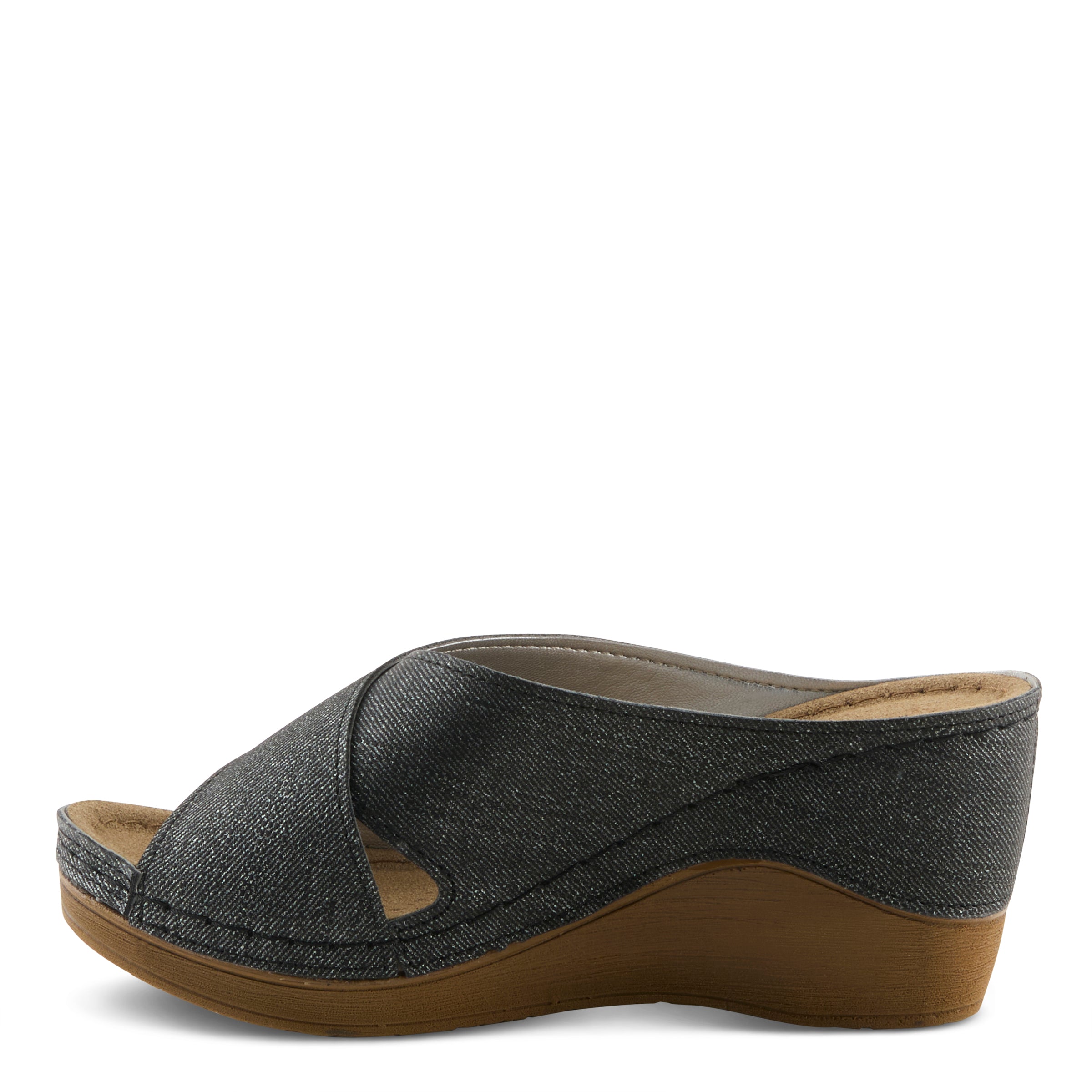 Flexus FLEXUS 170611 SANDAL sandal in charcoal with flexible sole