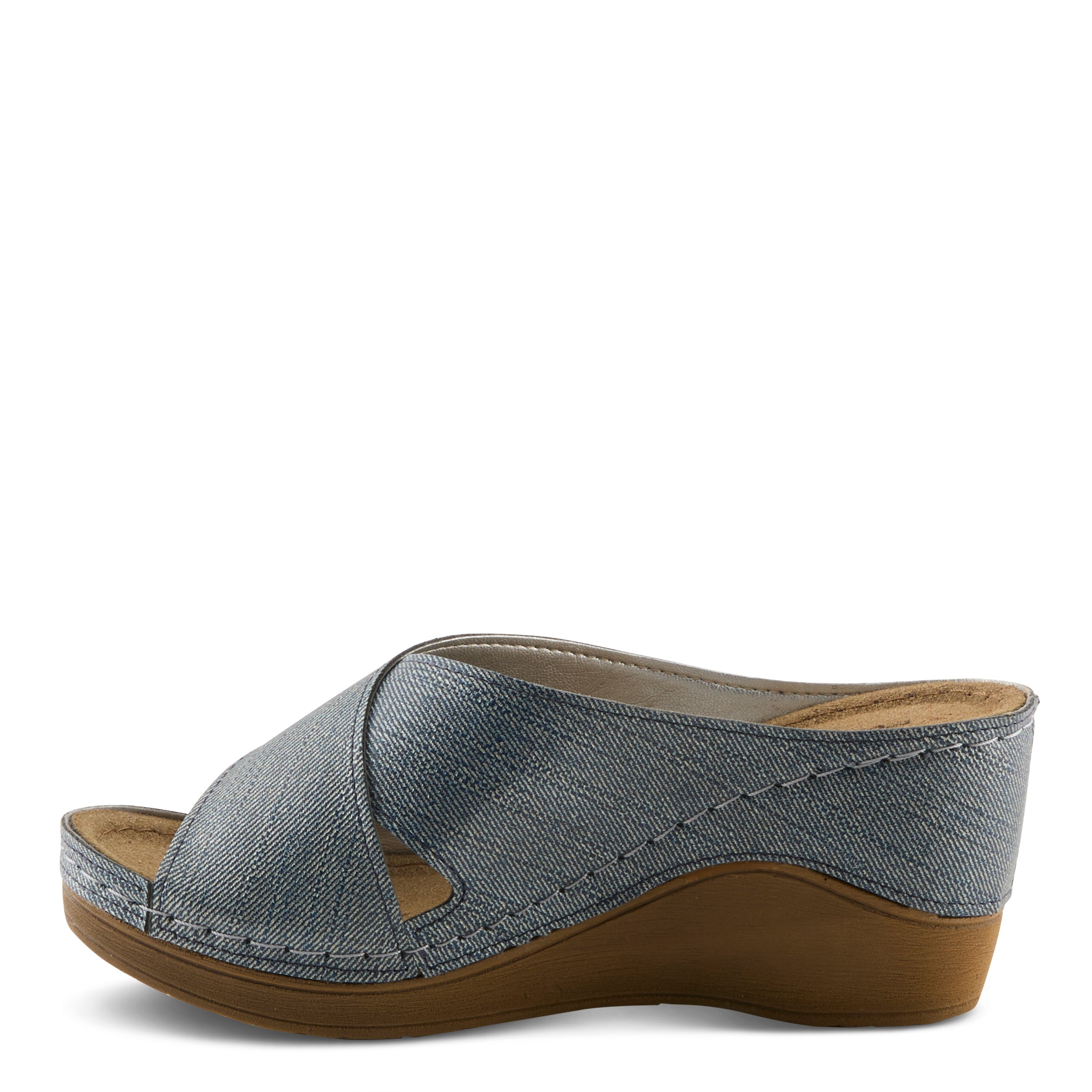 Flexus FLEXUS 170611 SANDAL sandal in denim blue with flexible sole
