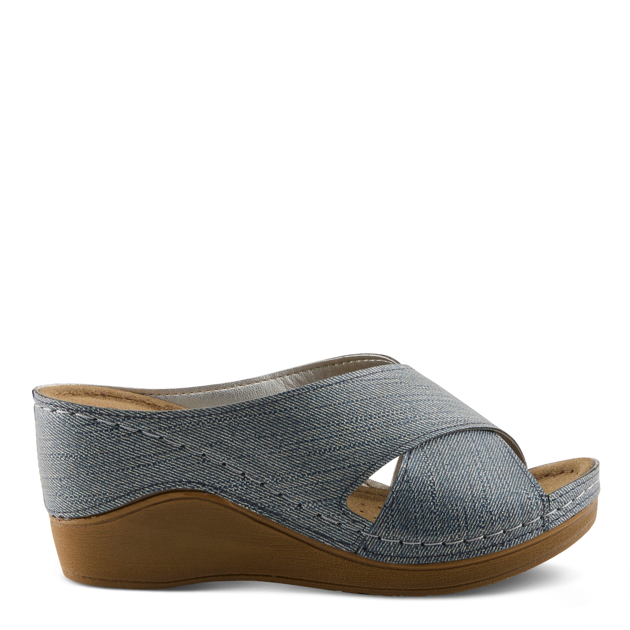 Flexus FLEXUS 170611 SANDAL sandal in denim blue with flexible sole