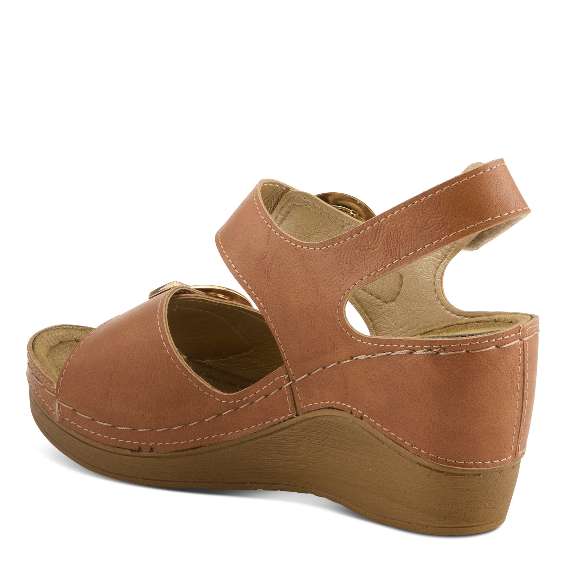 Flexus FLEXUS 170678 SANDAL sandal in tan with flexible sole