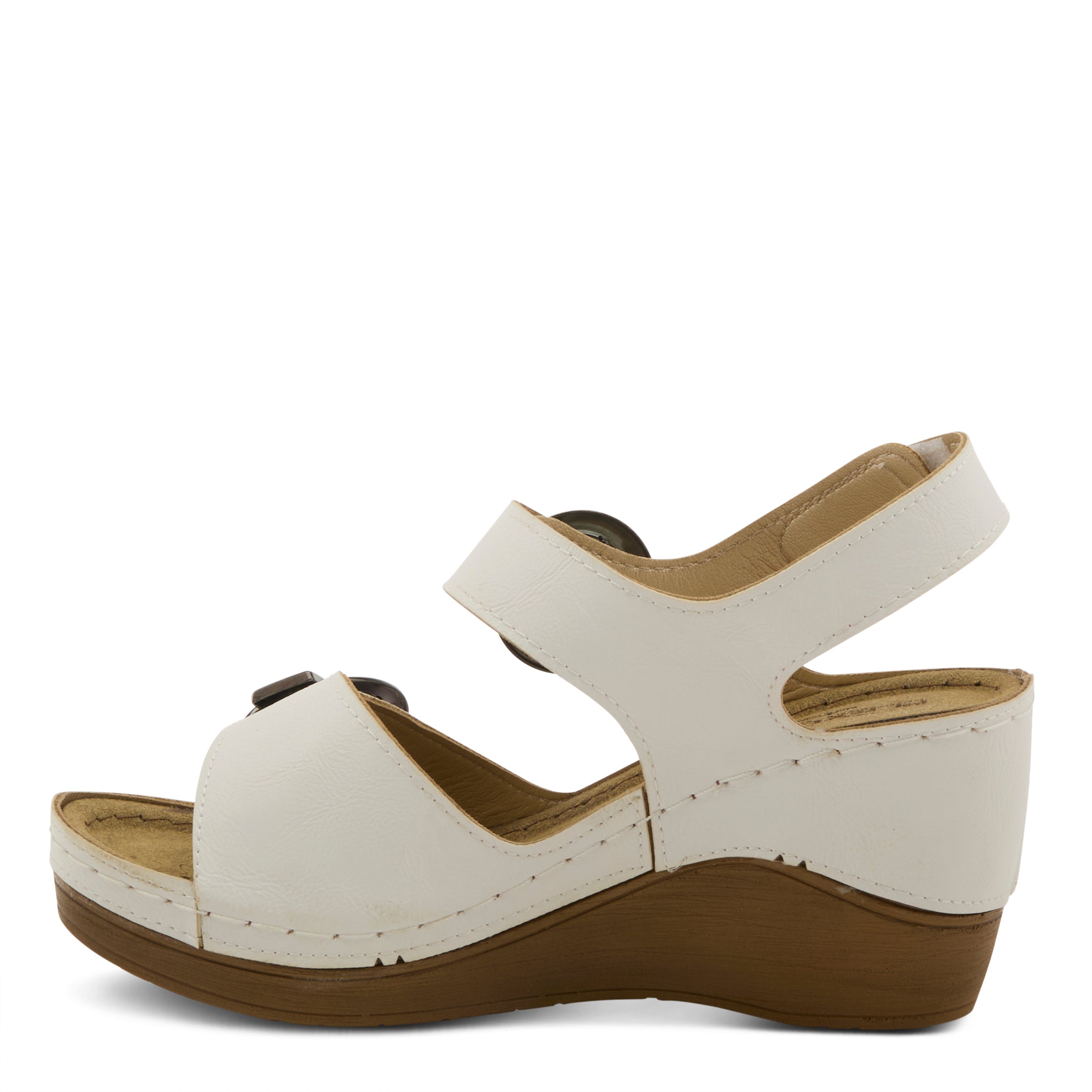 Flexus FLEXUS 170678 SANDAL sandal in white with flexible sole