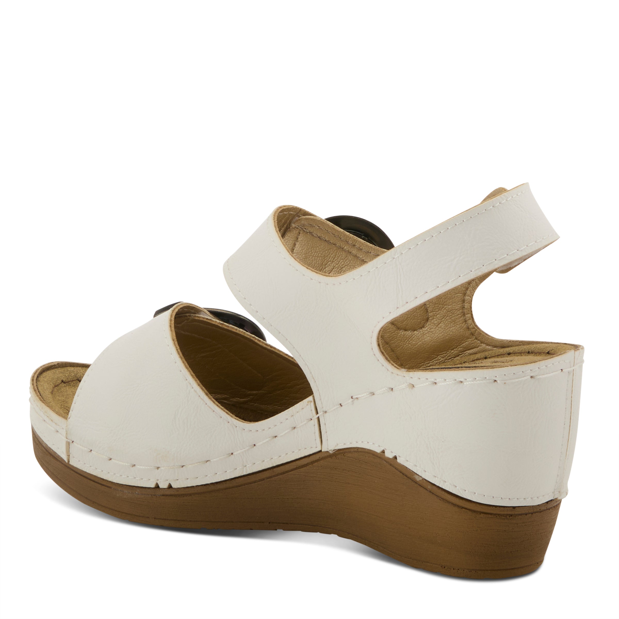 Flexus FLEXUS 170678 SANDAL sandal in white with flexible sole