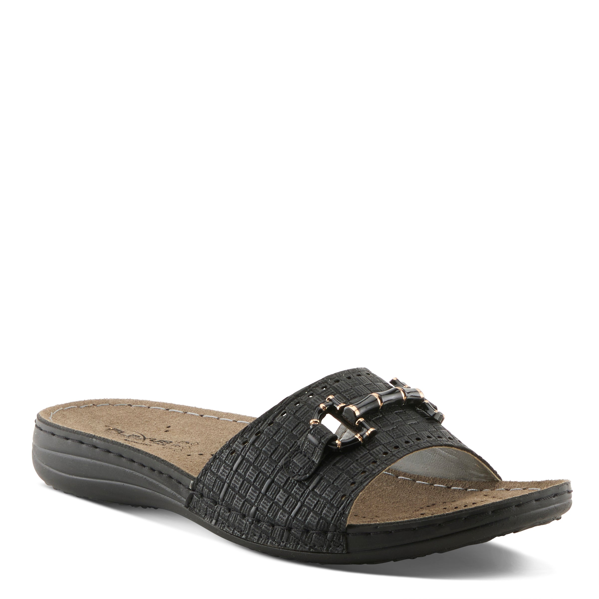 Flexus FLEXUS 5723 SANDAL sandal in black with flexible sole
