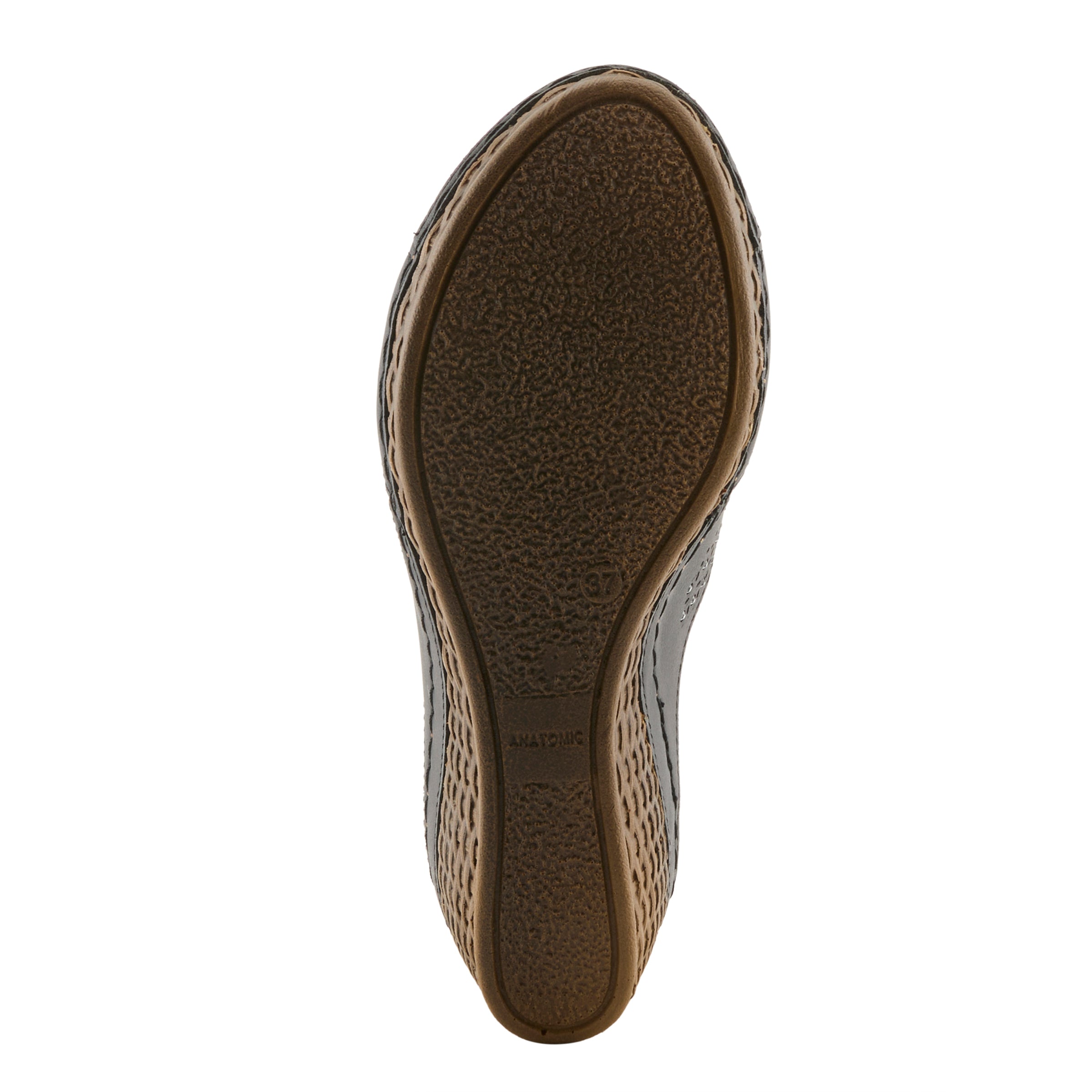 Flexus FLEXUS 9953 SANDAL sandal in black with flexible sole