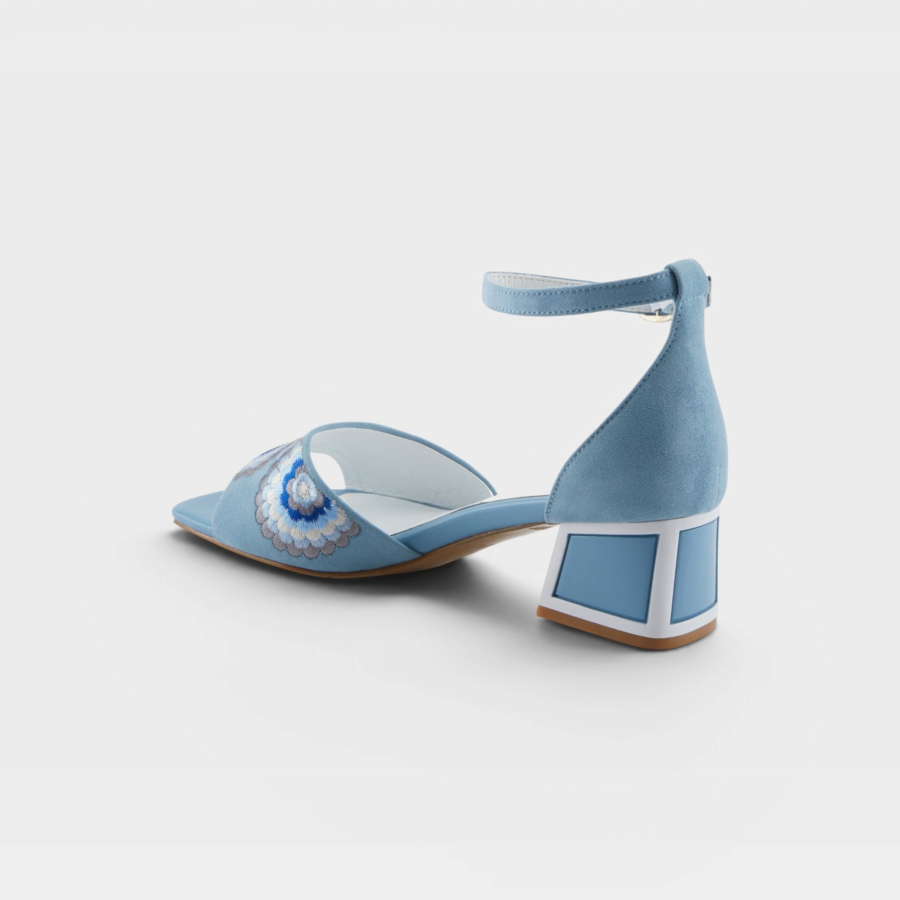 Azura Abeaute Sky Blue Multi Shoe