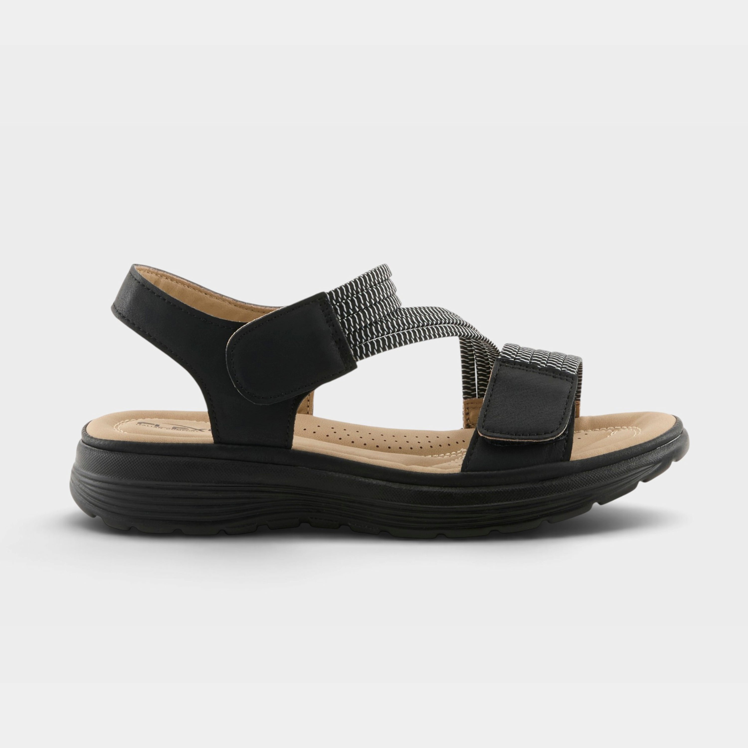 Flexus Abie Black Sandal