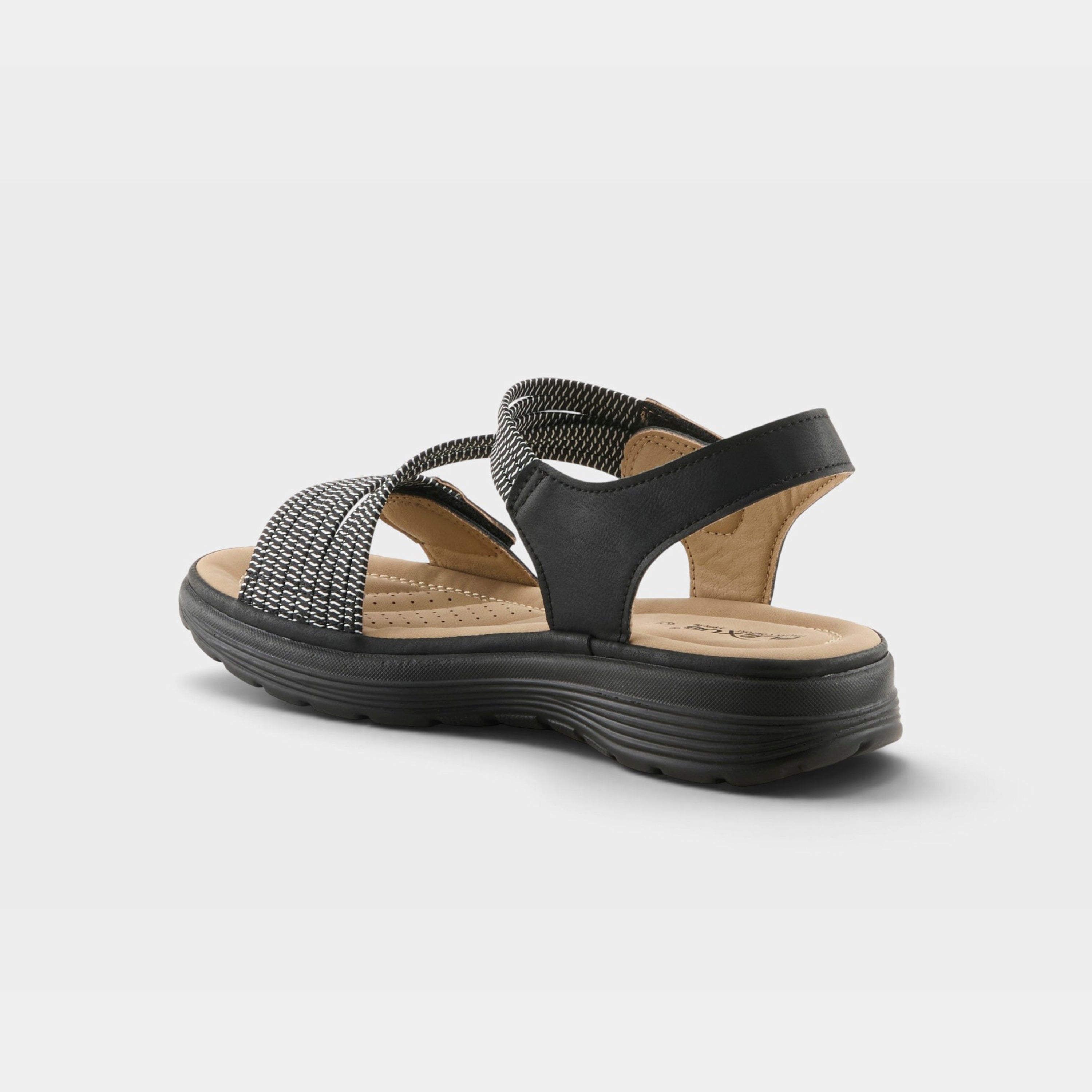 Flexus Abie Black Sandal