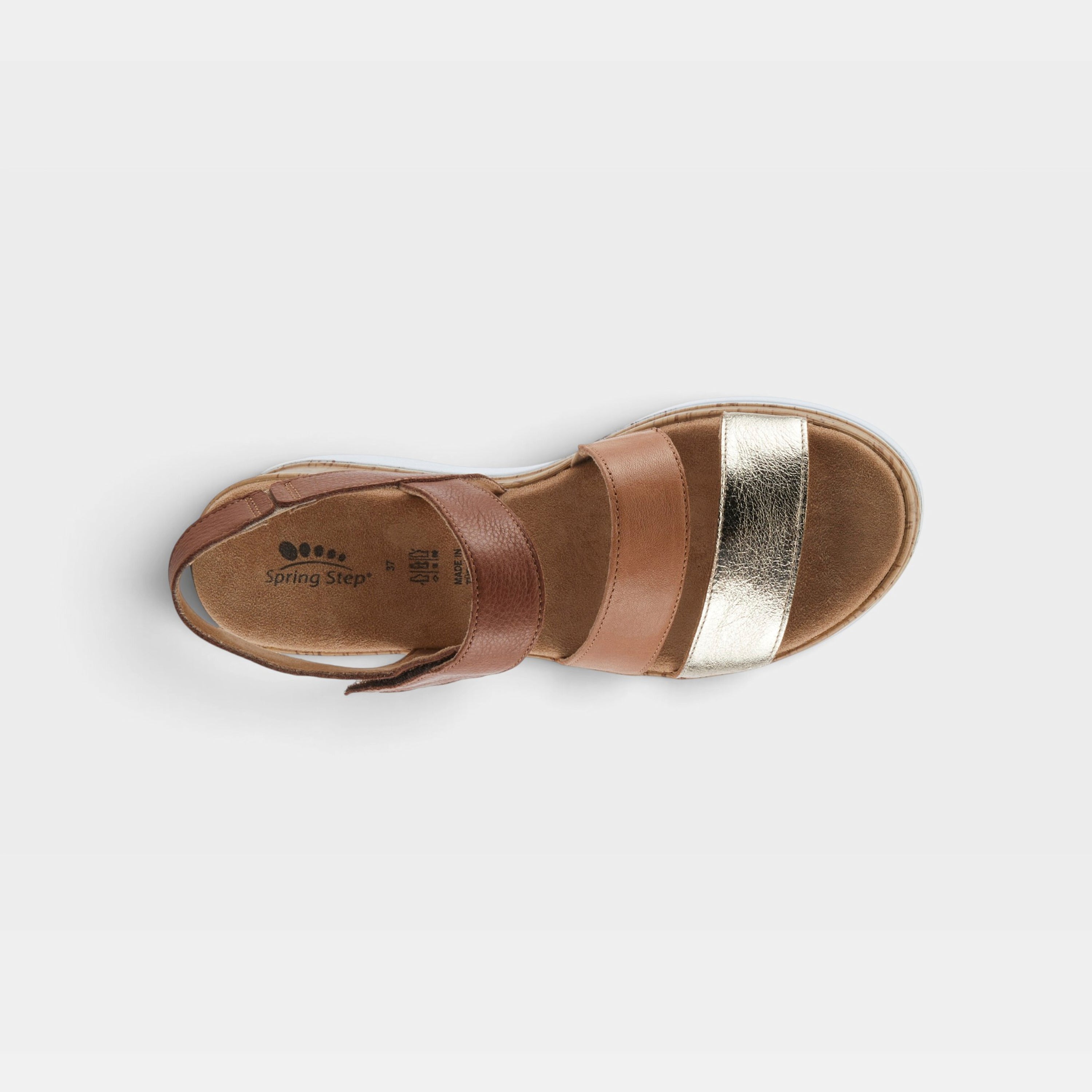 Spring Step Acey Brown Multi Sandal