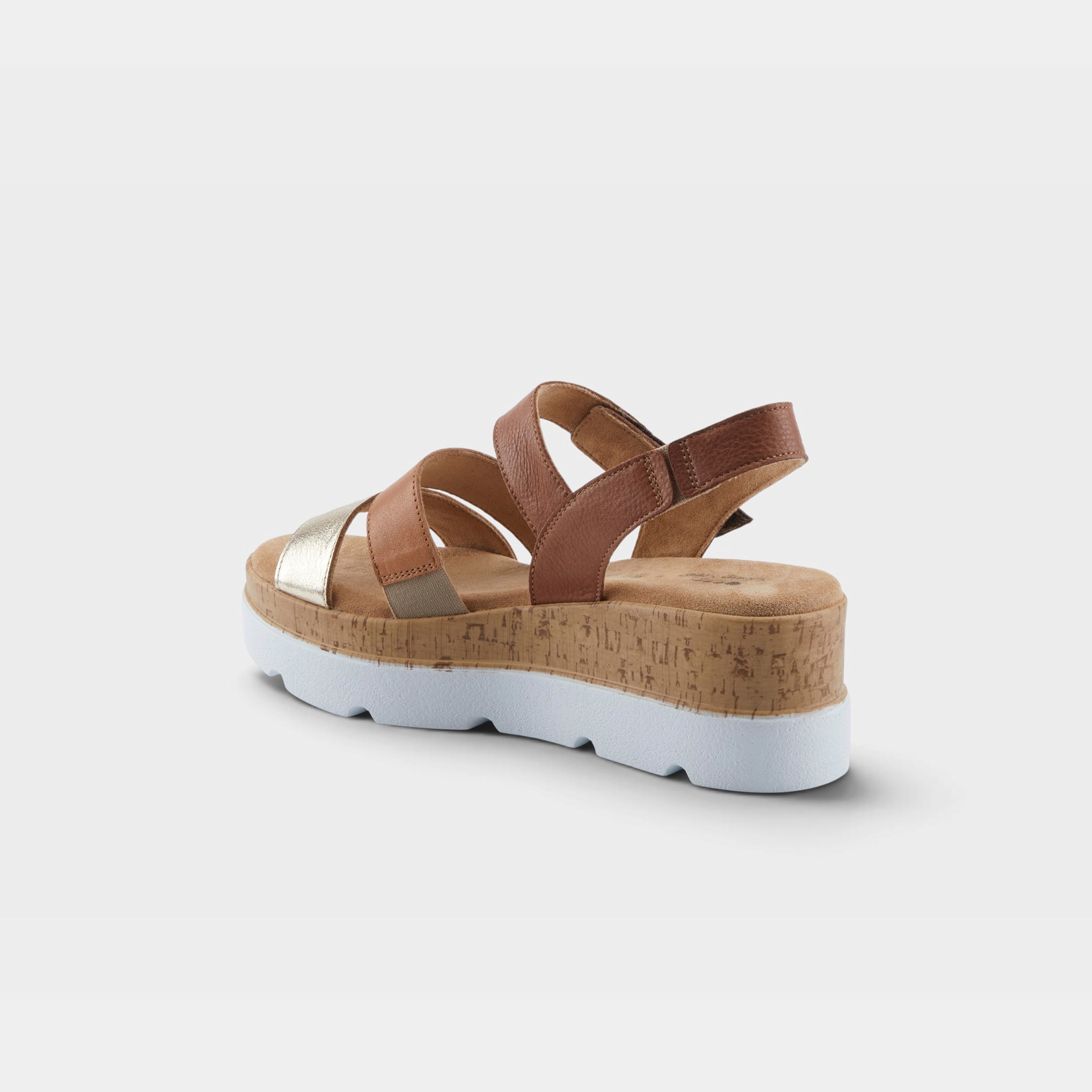 Spring Step Acey Brown Multi Sandal