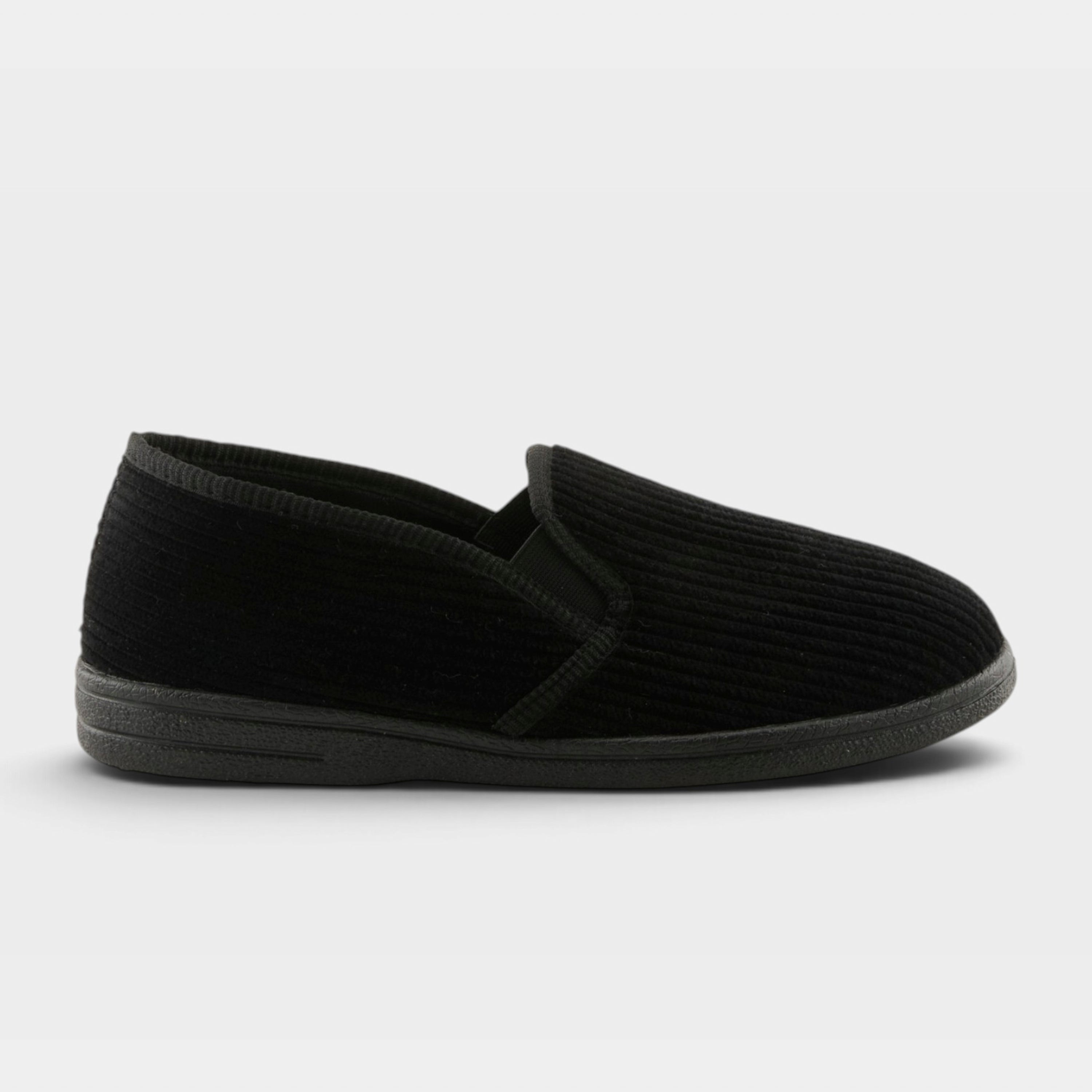 Spring Step Men Adam Black Slipper