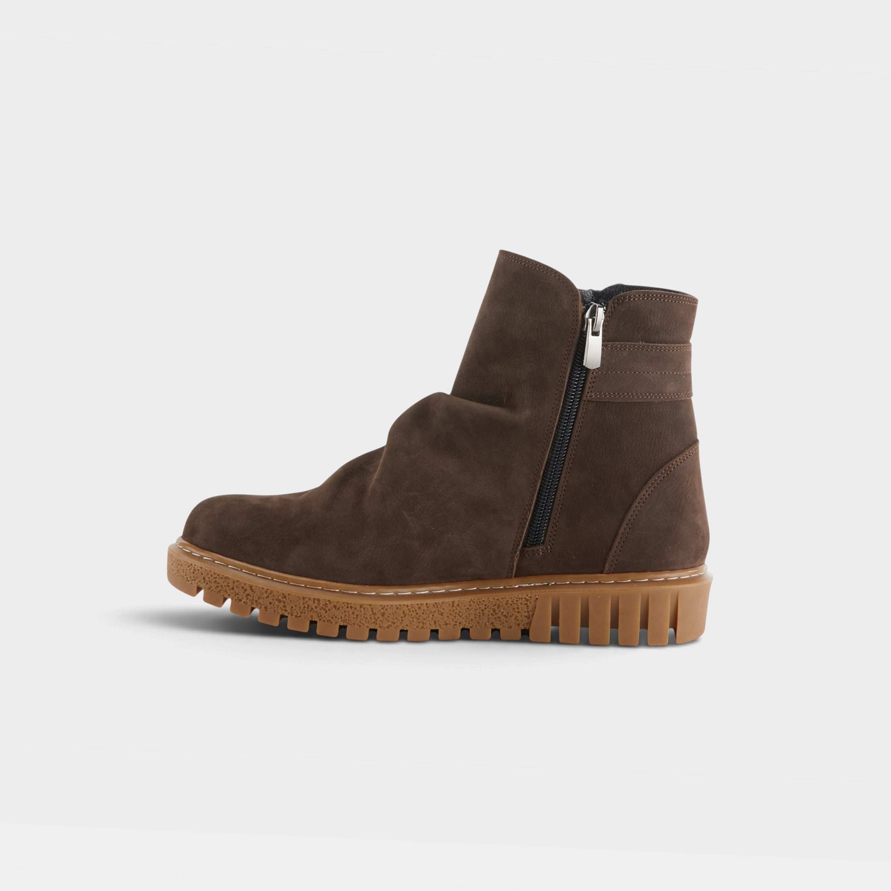 Spring Step Addlyn Brown Nubuck Bootie