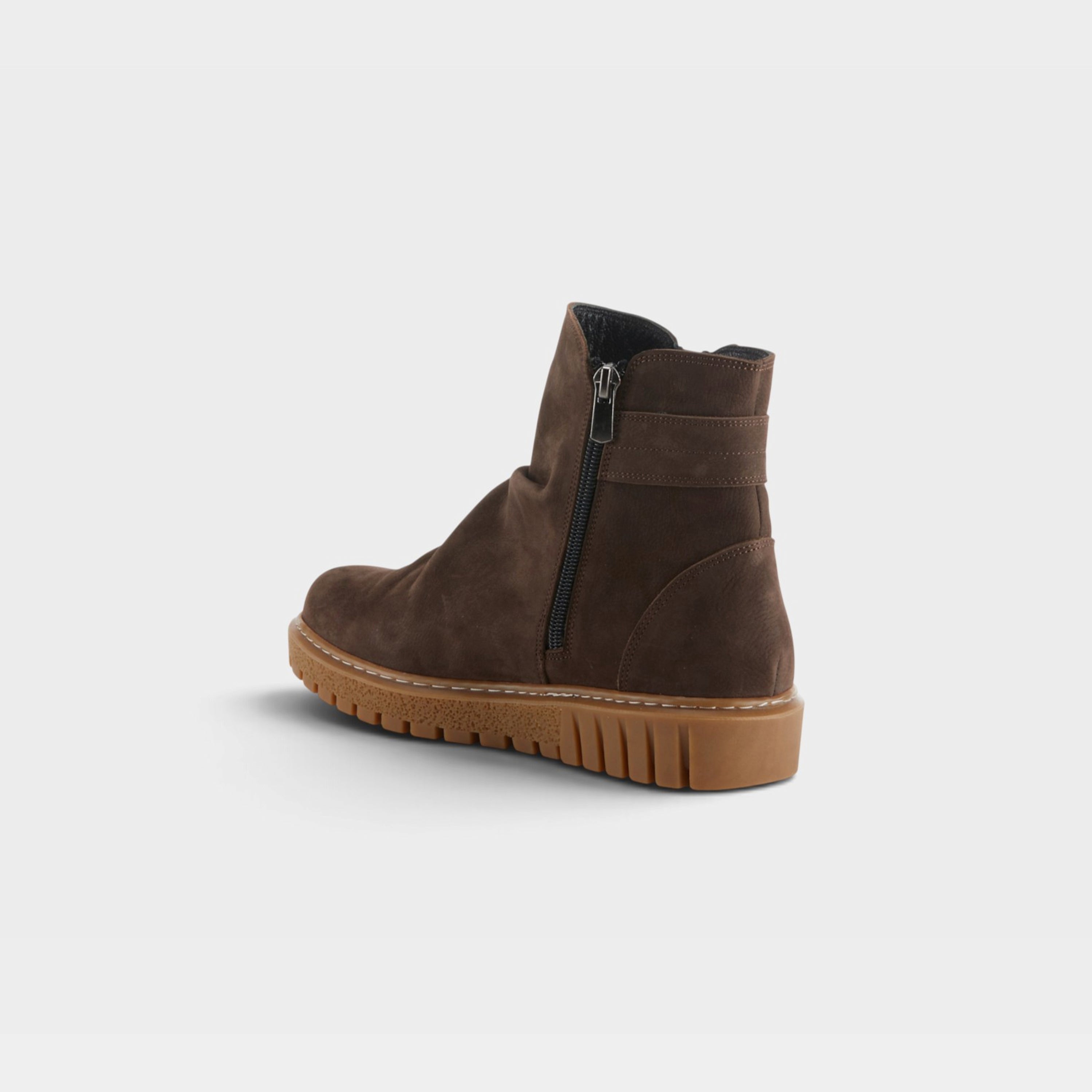 Spring Step Addlyn Brown Nubuck Bootie
