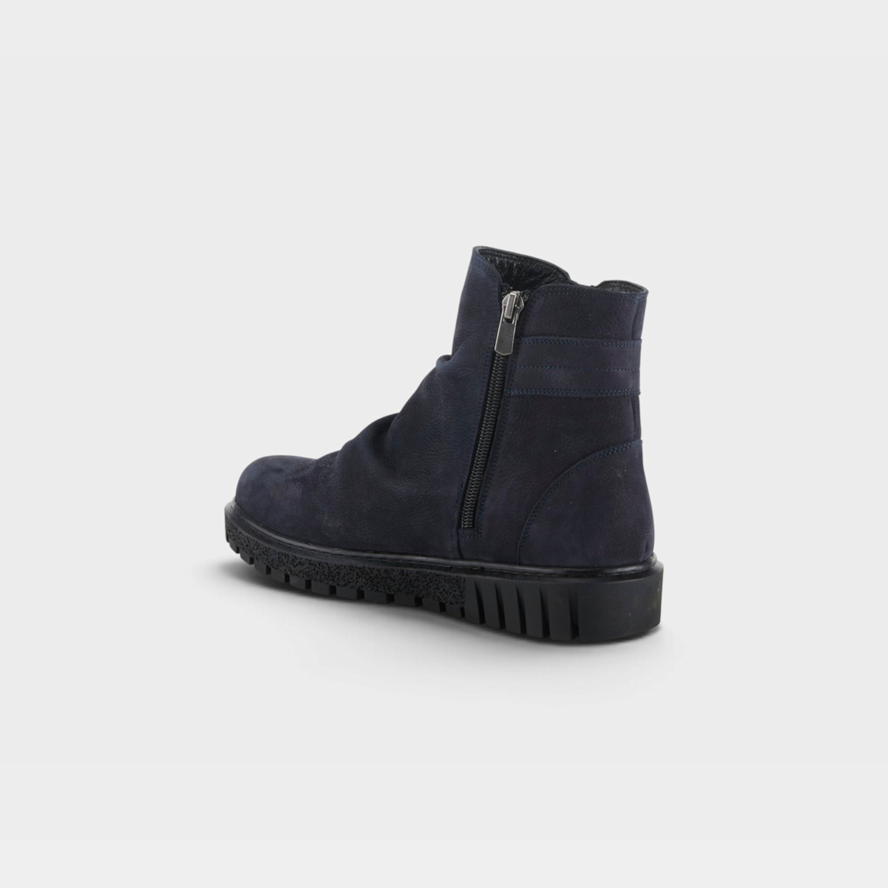 Spring Step Addlyn Navy Nubuck Bootie