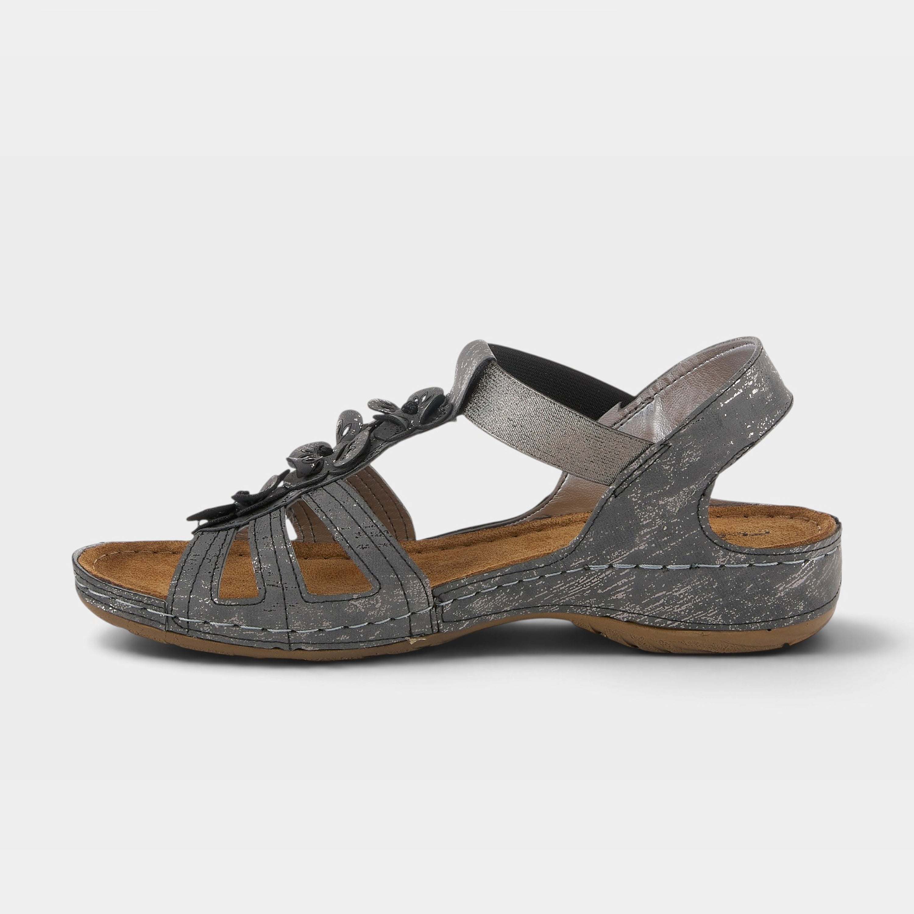 Flexus Adede Charcoal Sandal