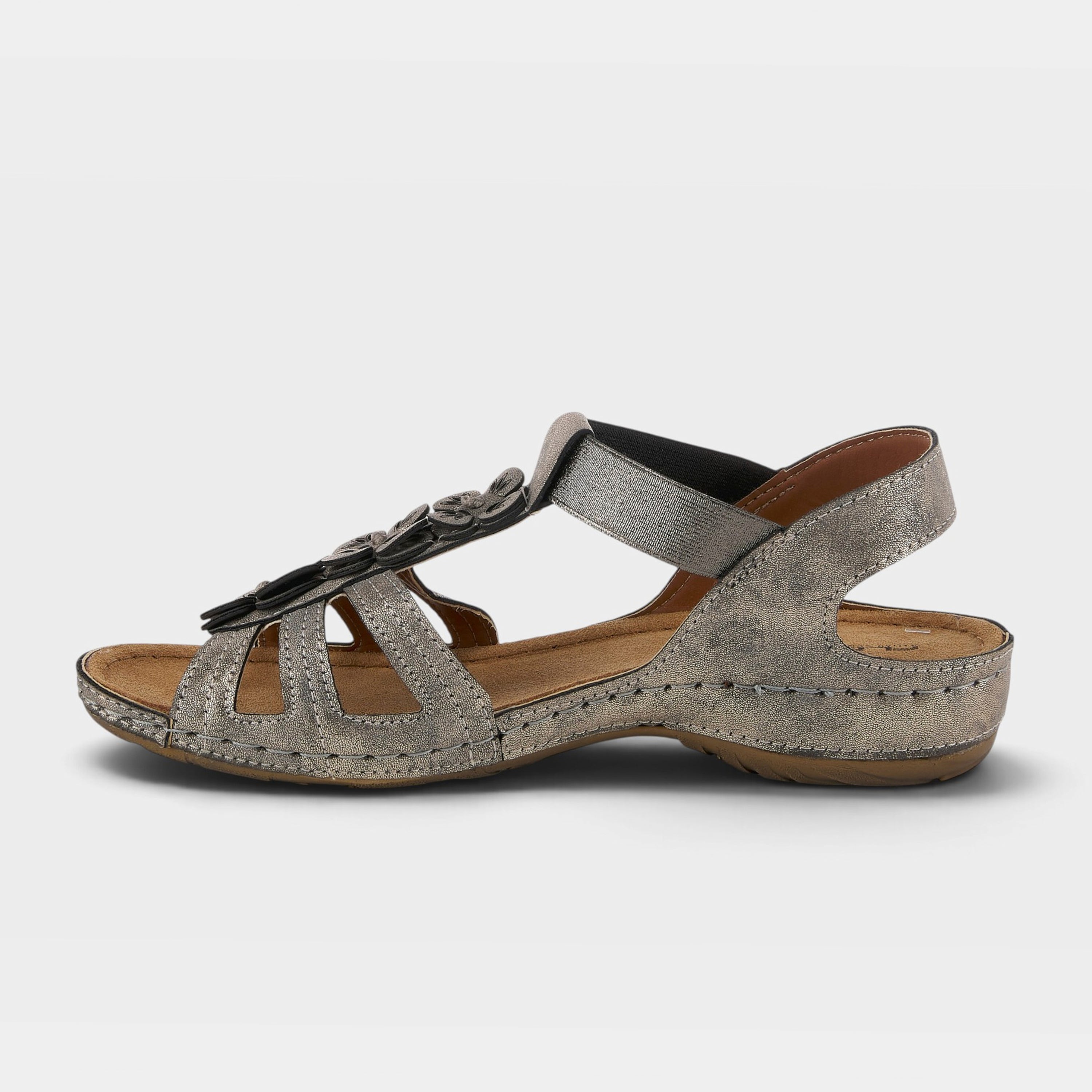 Flexus Adede Pewter Sandal