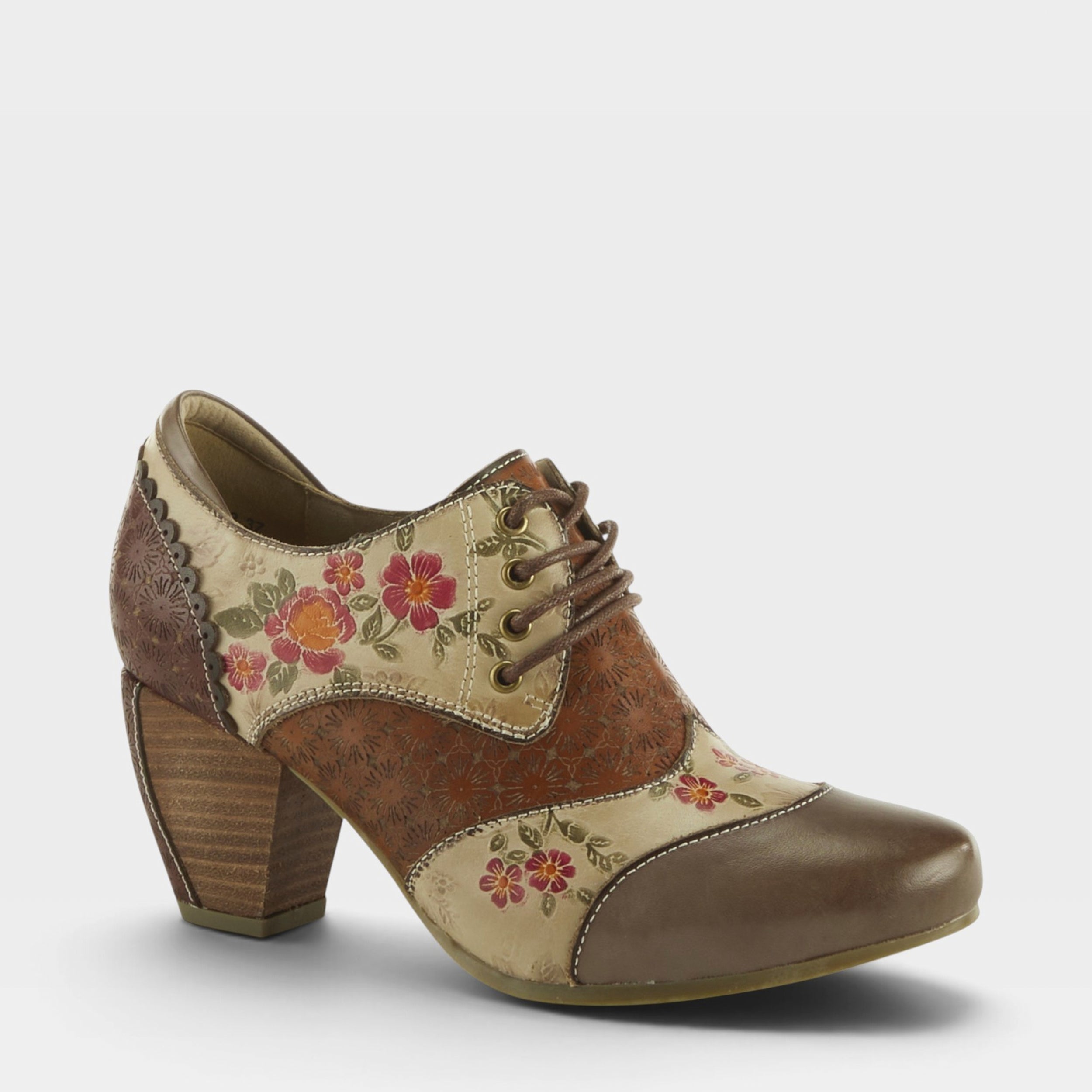 L'Artiste Adelvice-Fleur shoes in Grey Multi, front view