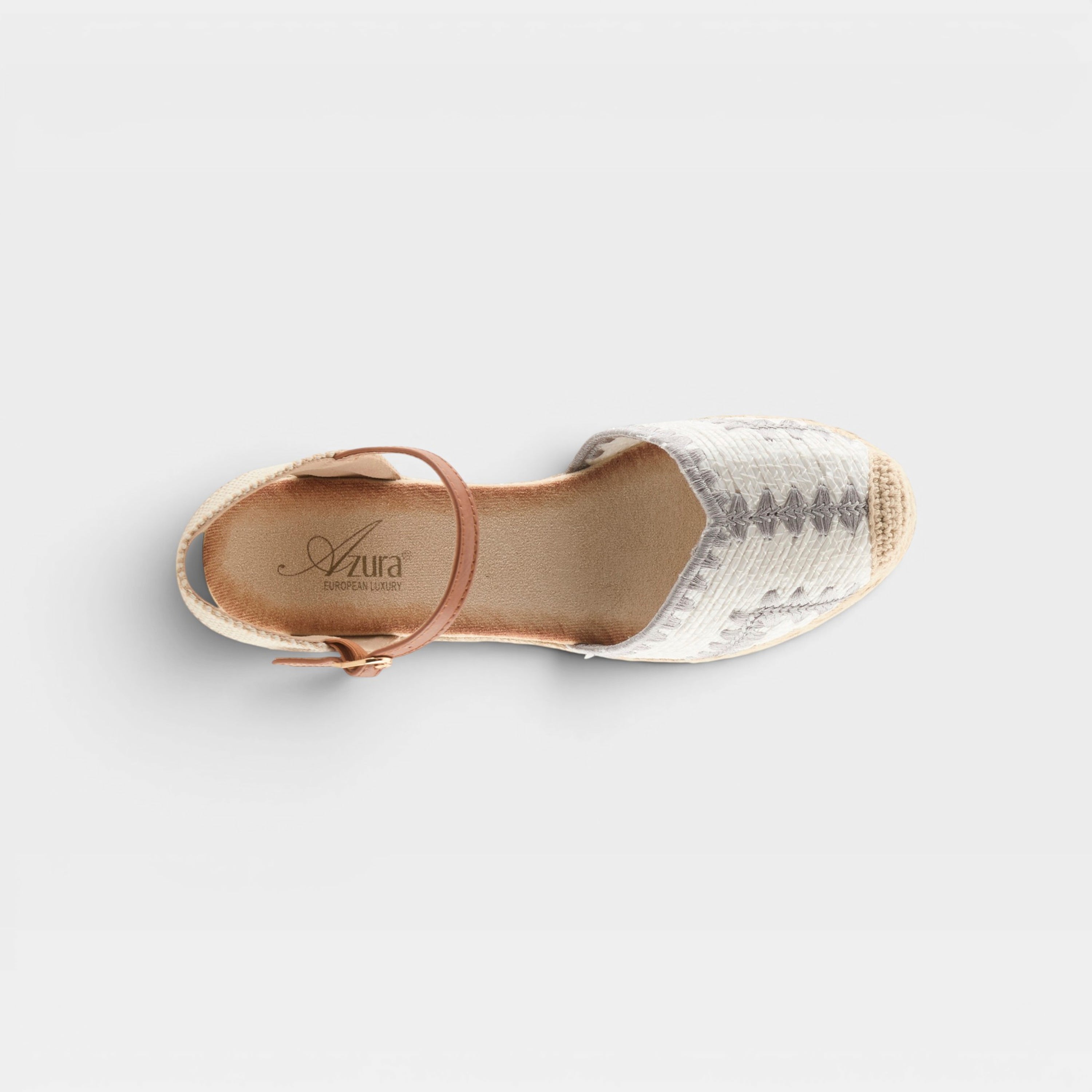 Azura Adrina White Multi Espadrille