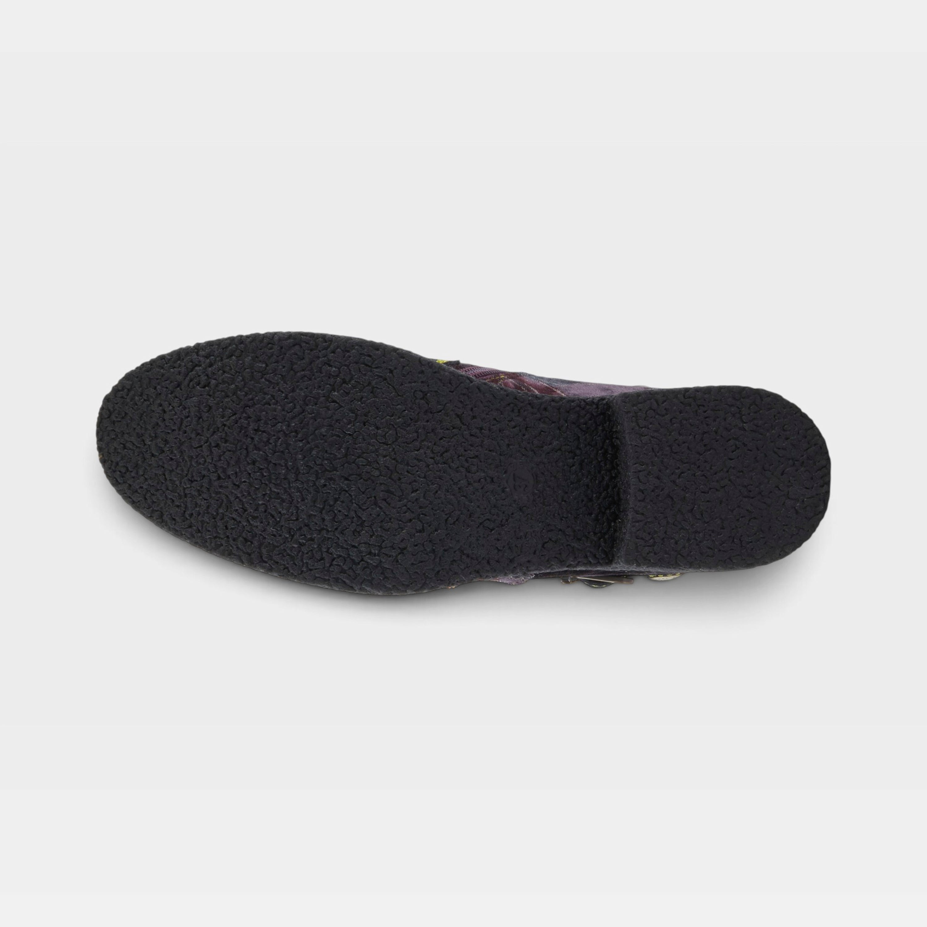 L'Artiste Airies boots in Black Metallic, outsole view