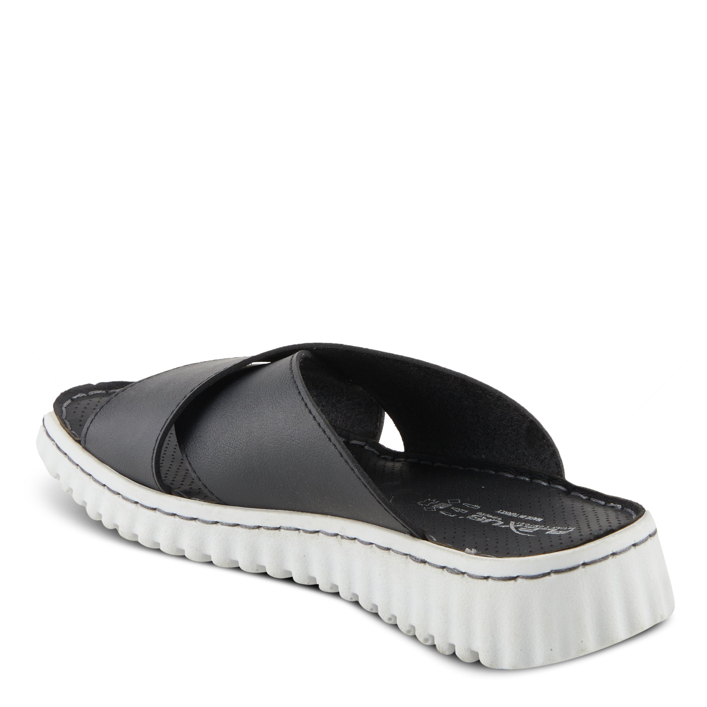 Flexus FLEXUS ALDERINE SANDALS sandal in black with flexible sole