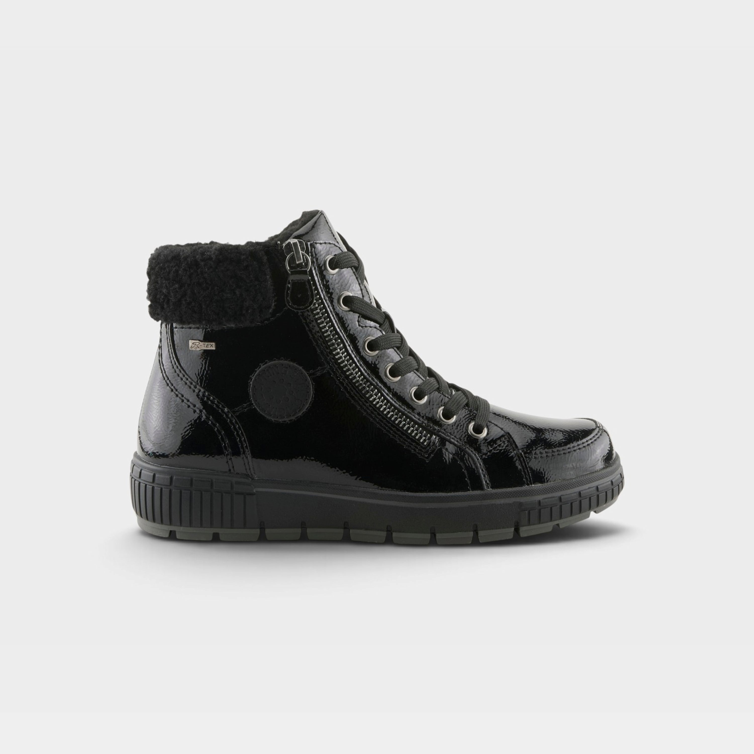 Spring Step Relife Alps Black Patent Boot