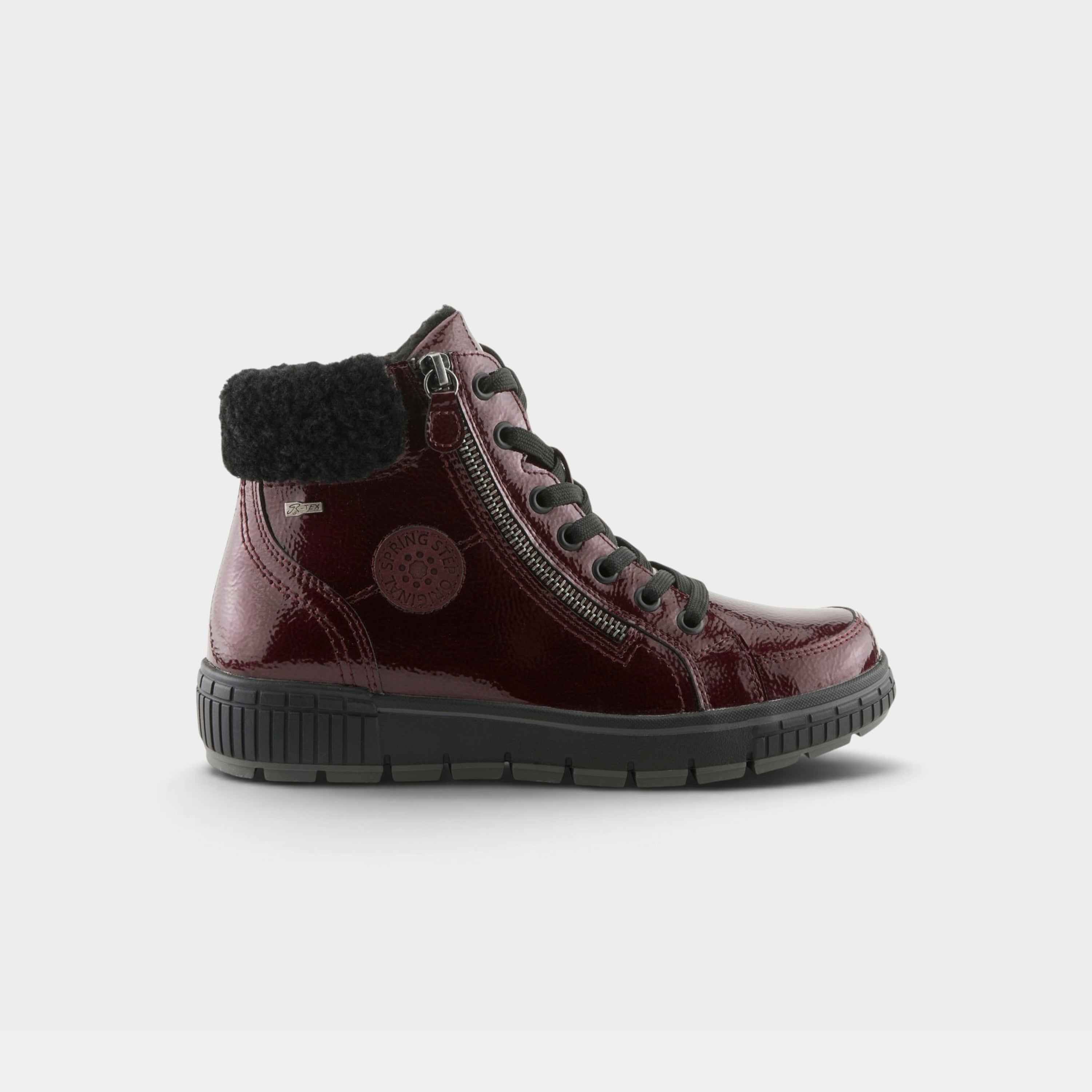 Spring Step Relife Alps Bordeaux Patent Boot