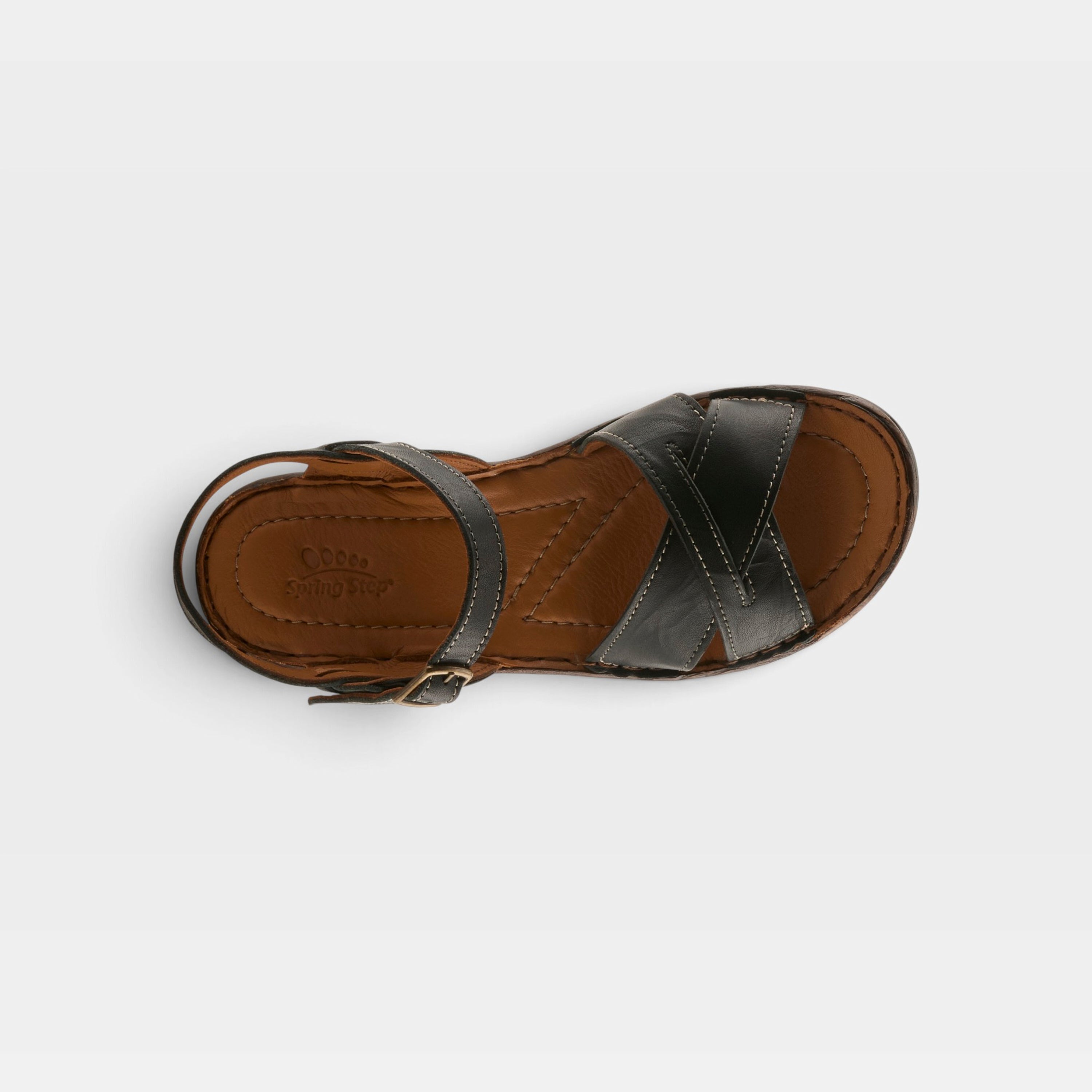 Spring Step Amareza Black Sandal