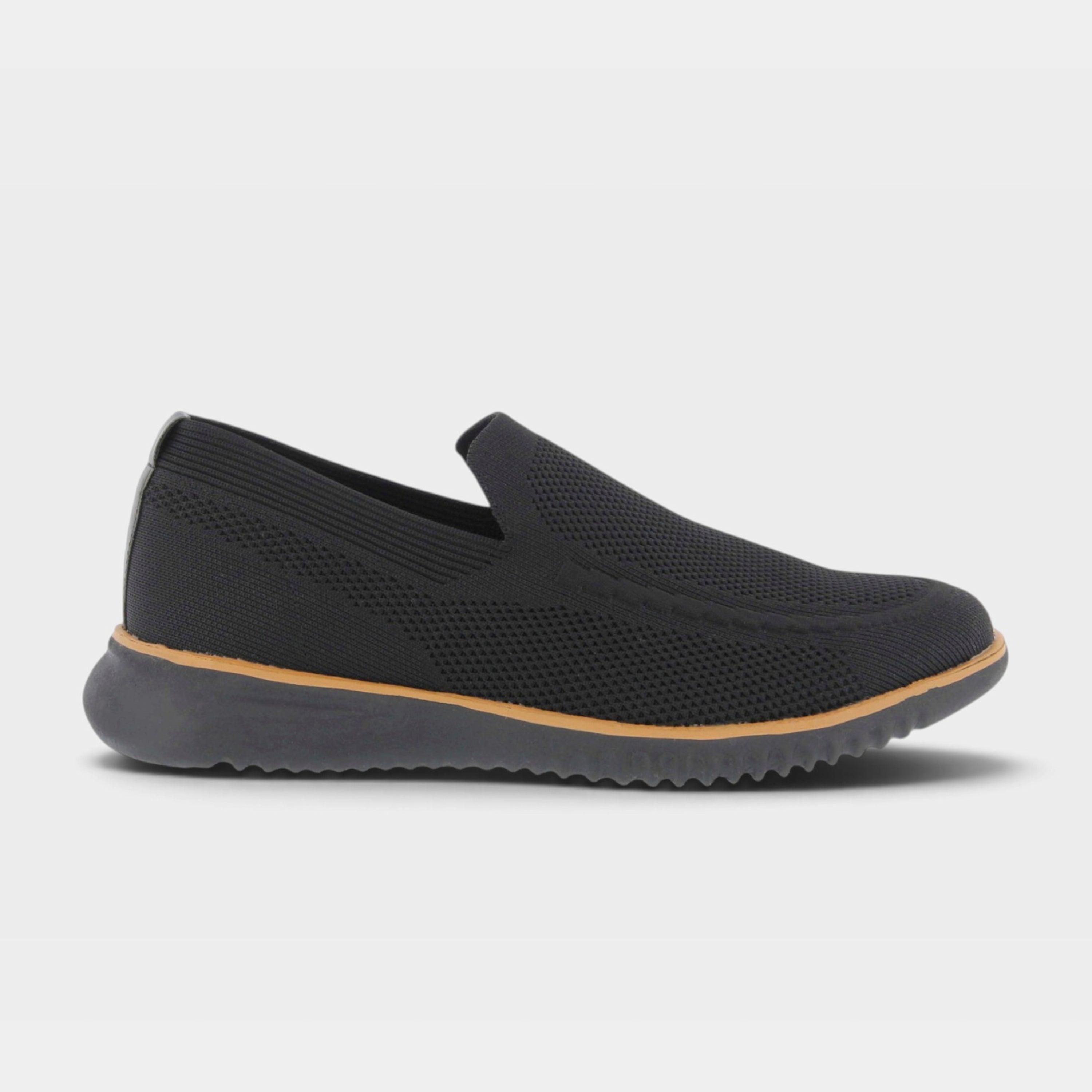 Spring Step Men Anders Black Slip-On Shoe