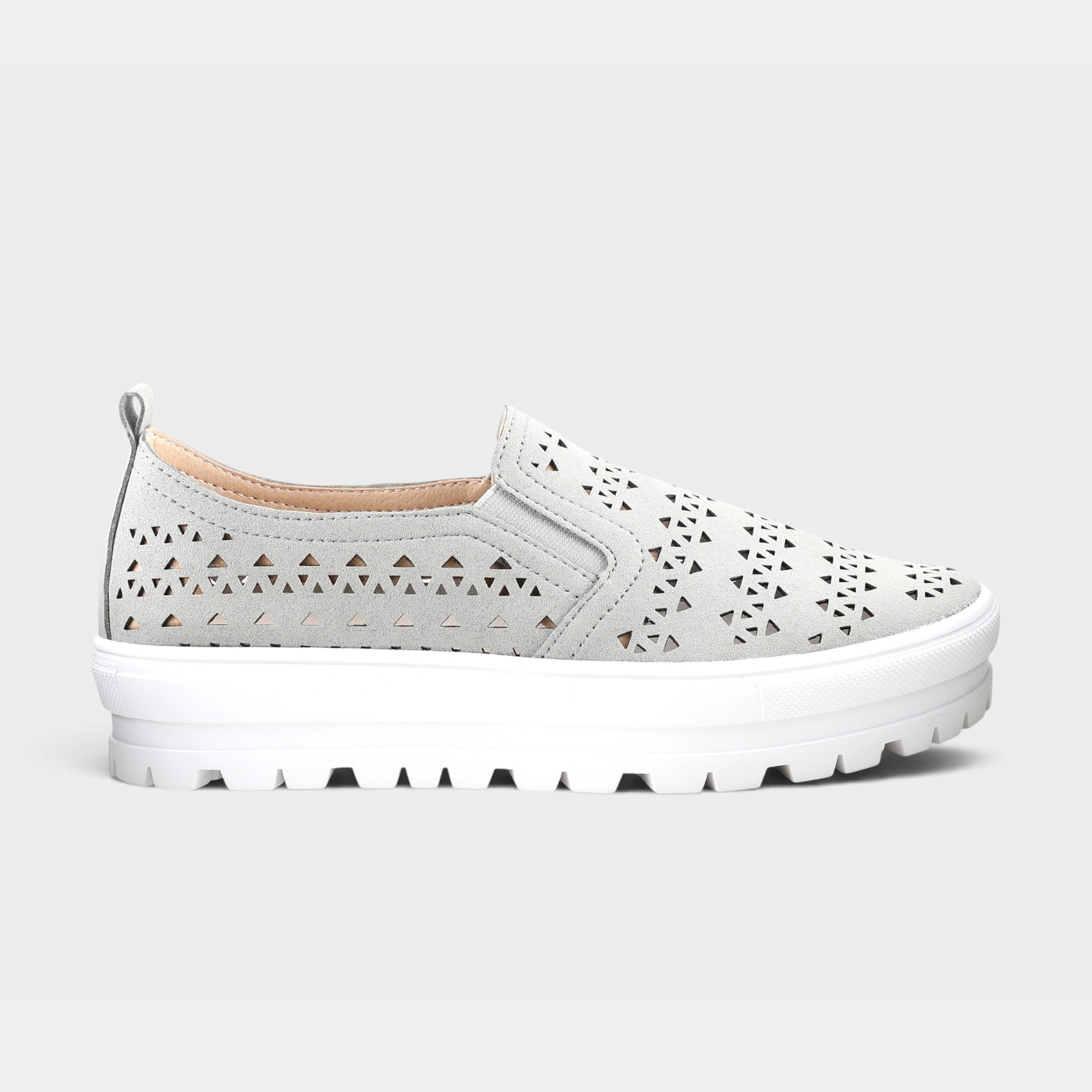 Patrizia Angelita Grey Slip-On Shoe