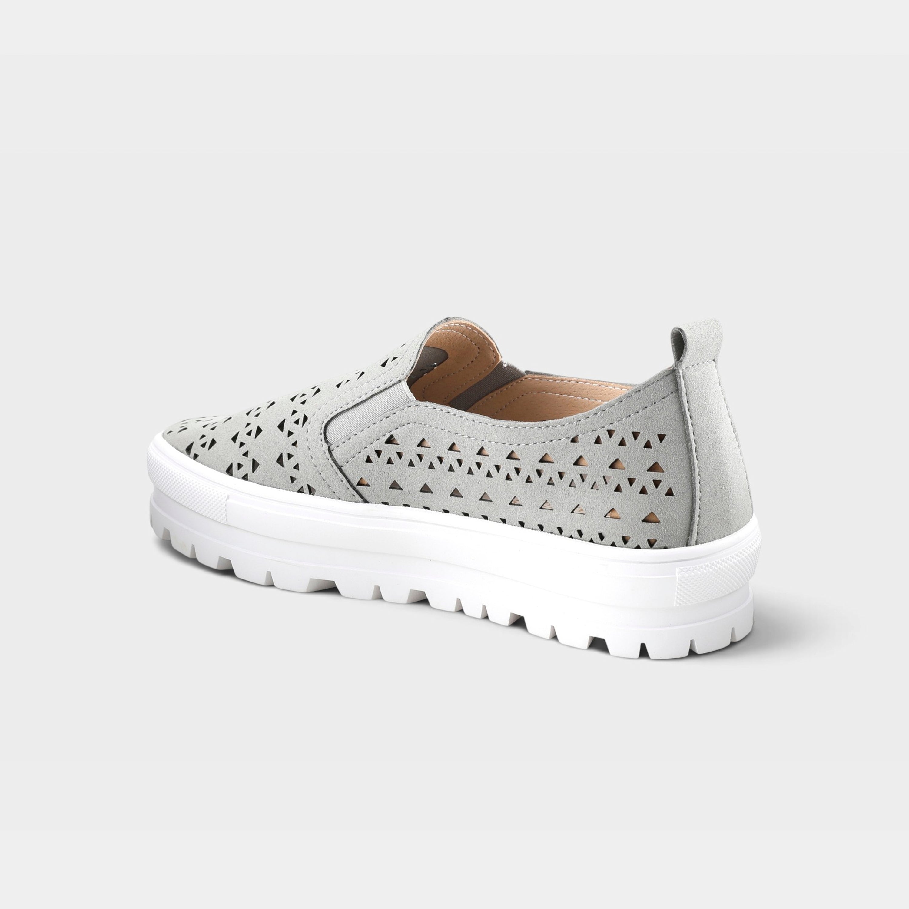 Patrizia Angelita Grey Slip-On Shoe