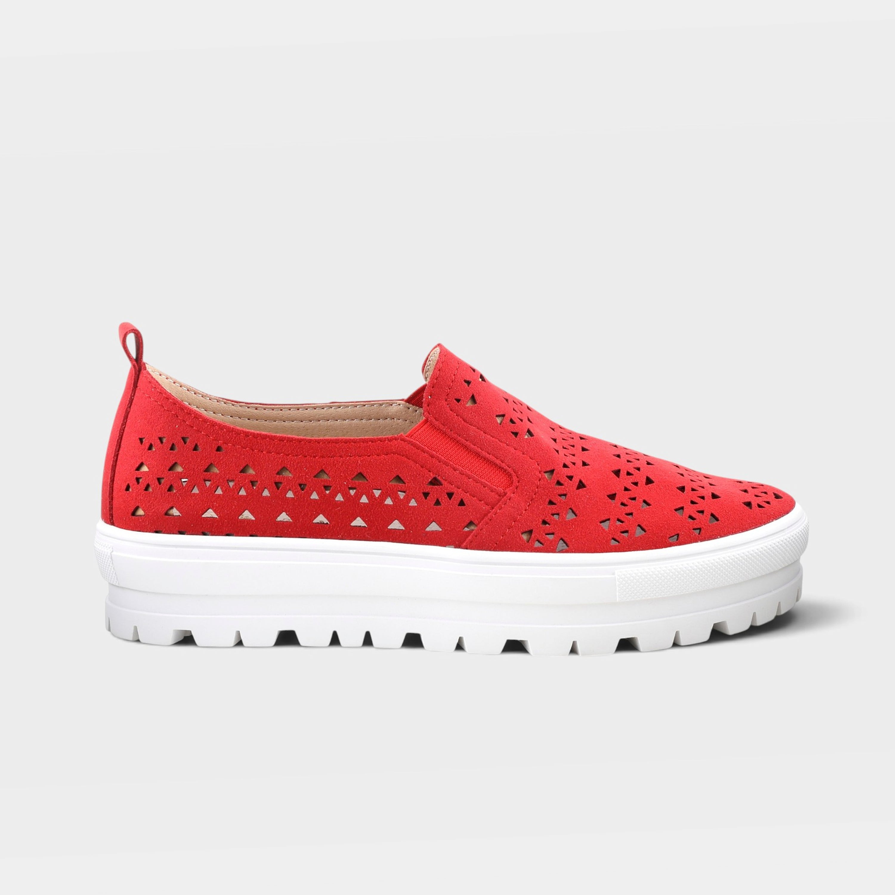 Patrizia Angelita Red Slip-On Shoe
