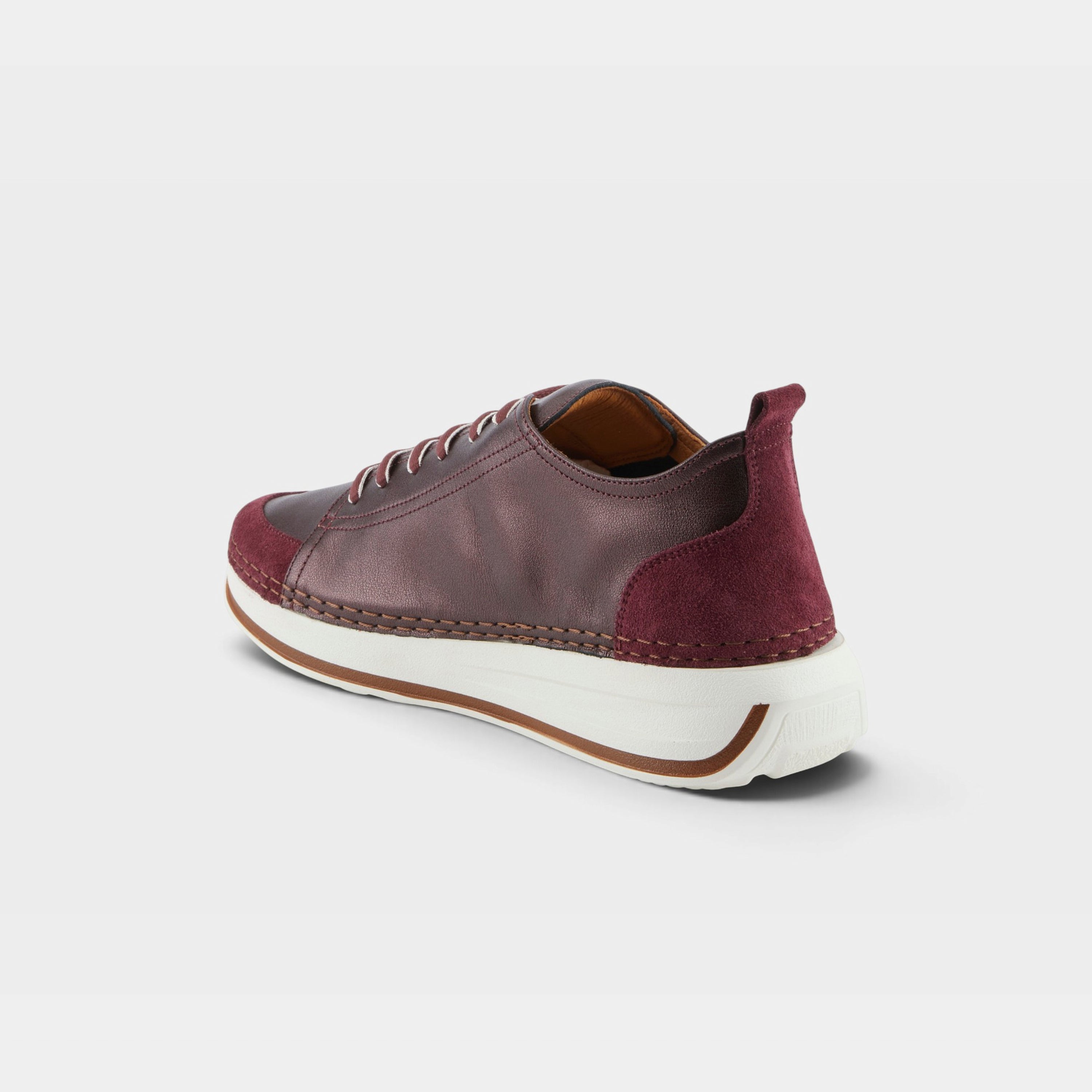 Spring Step Angolan Plum Metallic Sneaker