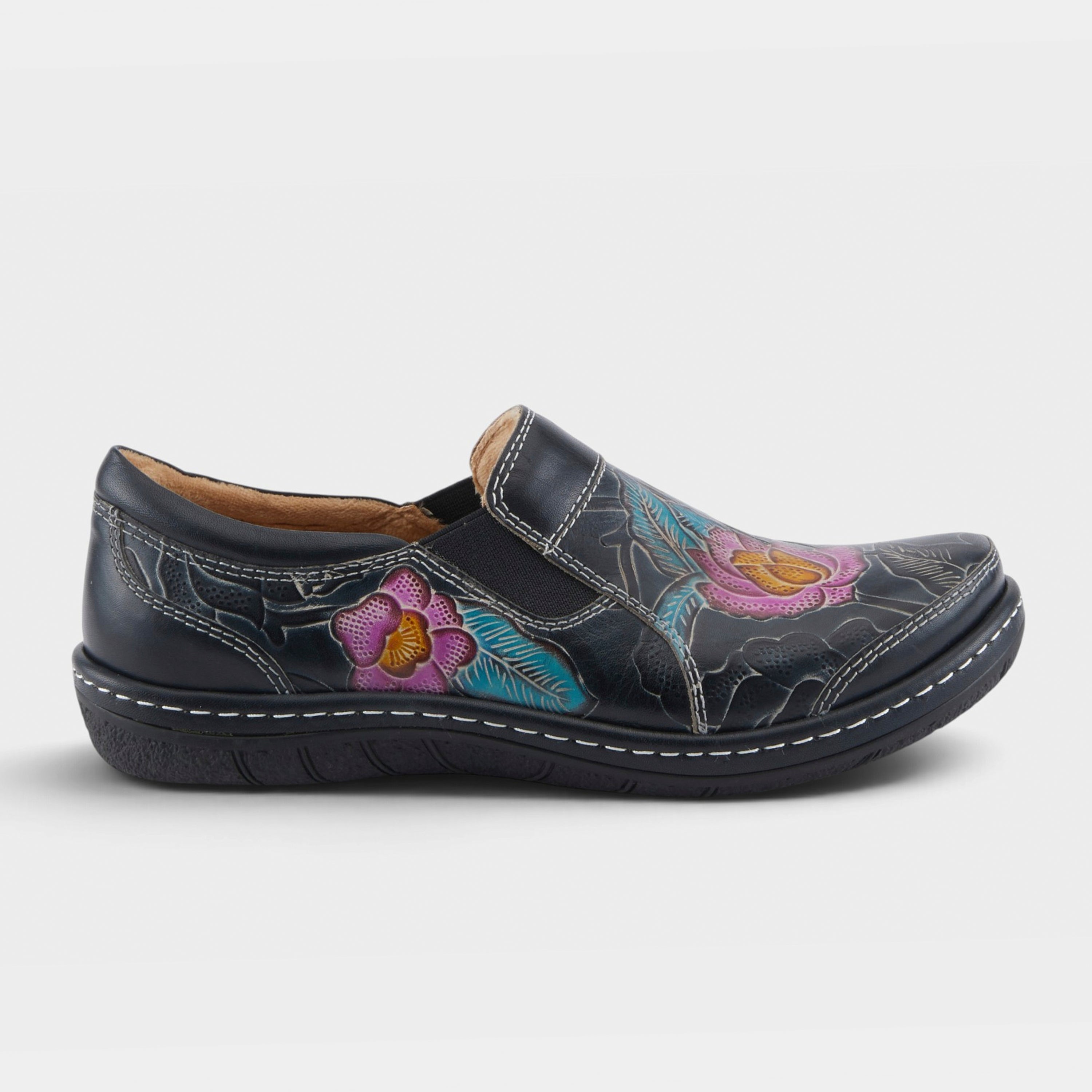 L'Artiste Annawan shoes in Black Multi, hero view