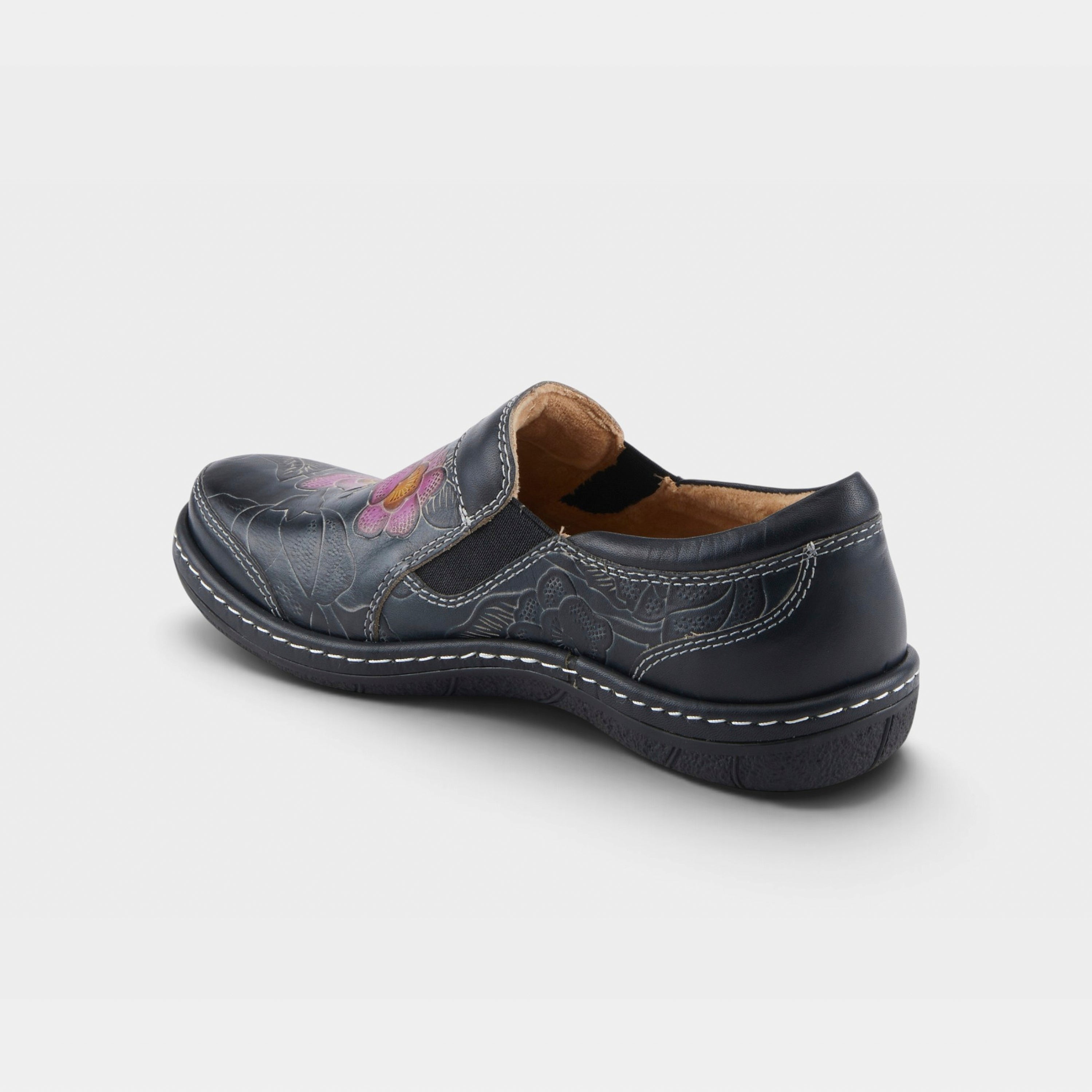 L'Artiste Annawan shoes in Black Multi, alternate angle view