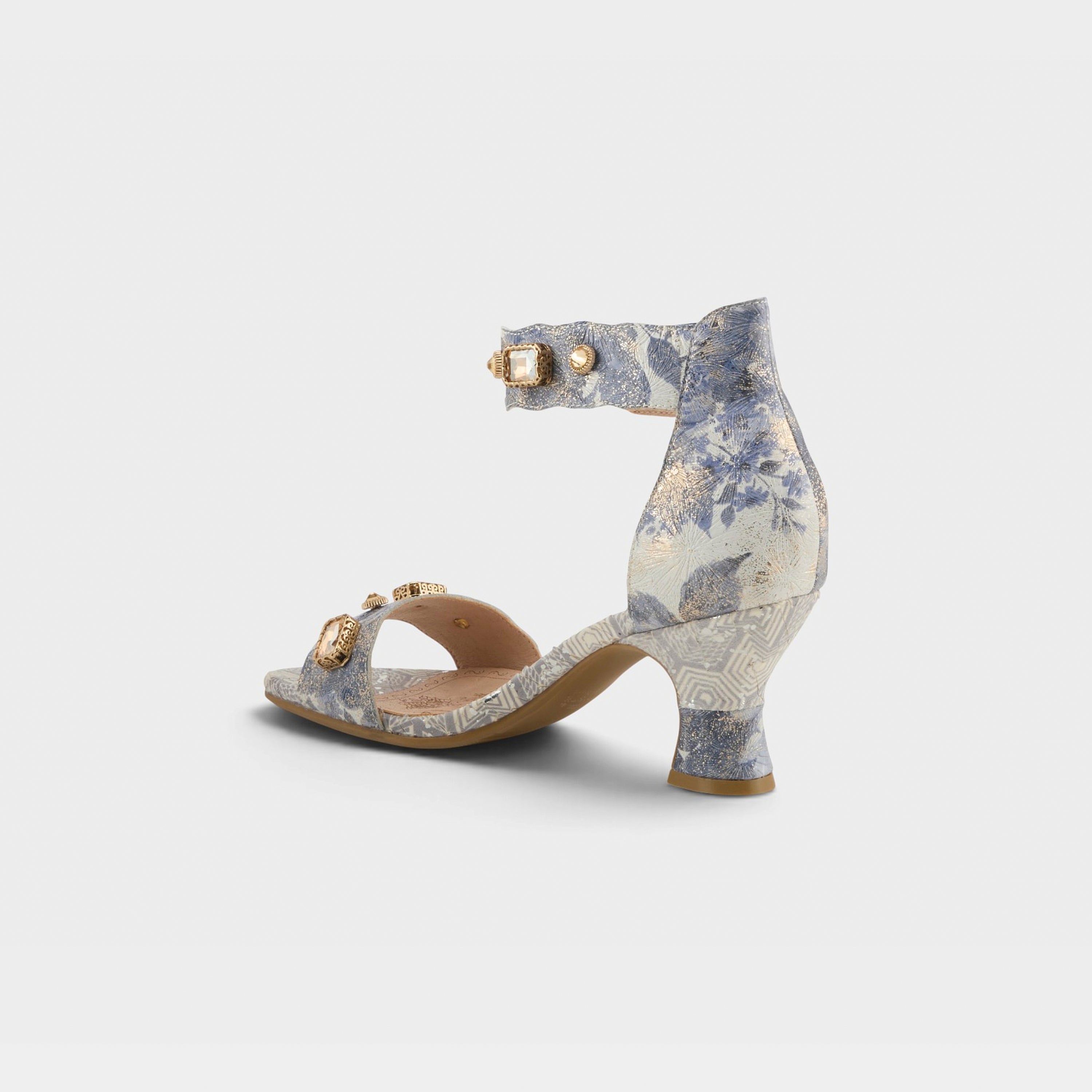 L'Artiste Aquavelva sandals in Slate Multi, alternate angle view