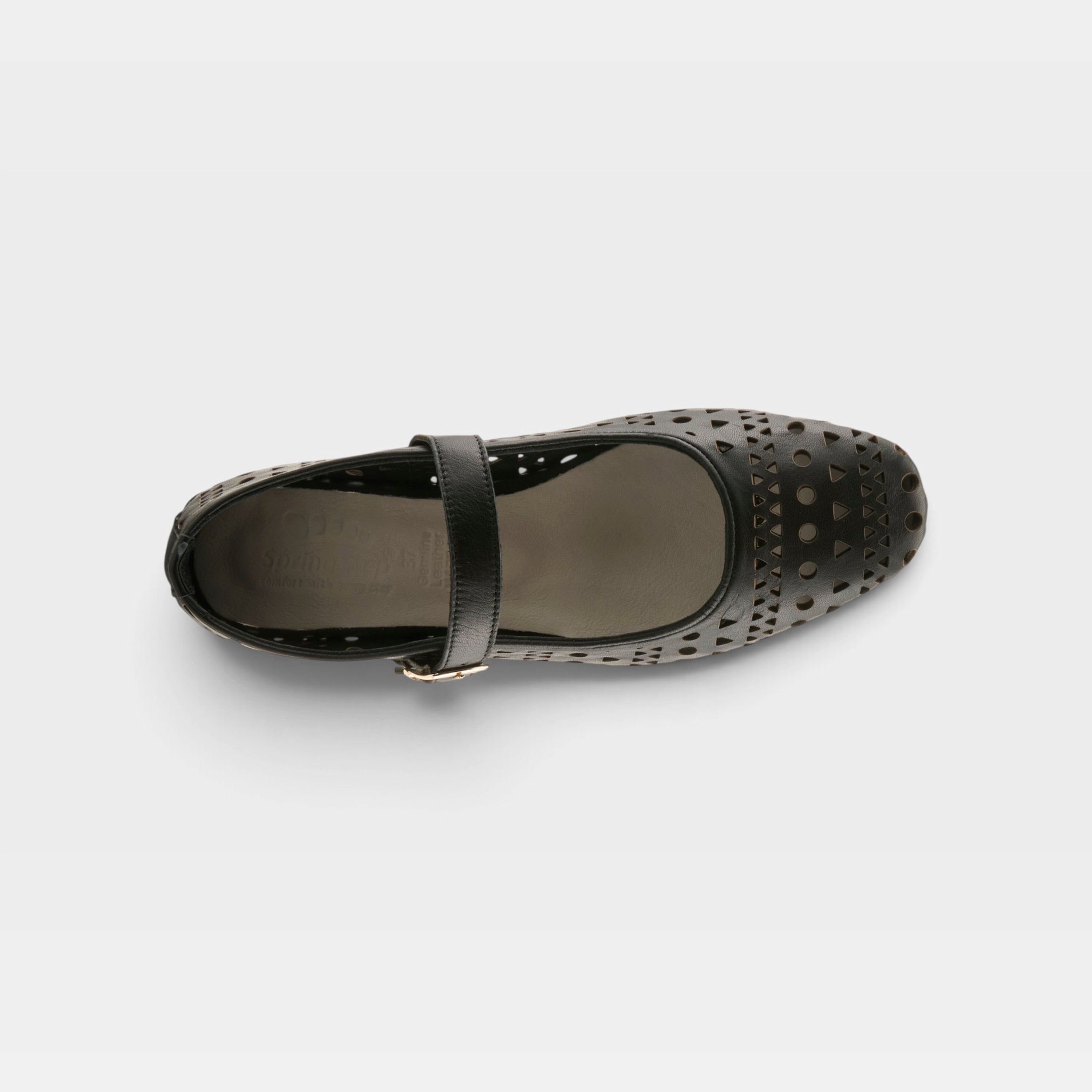 Spring Step Arbella Black Shoe