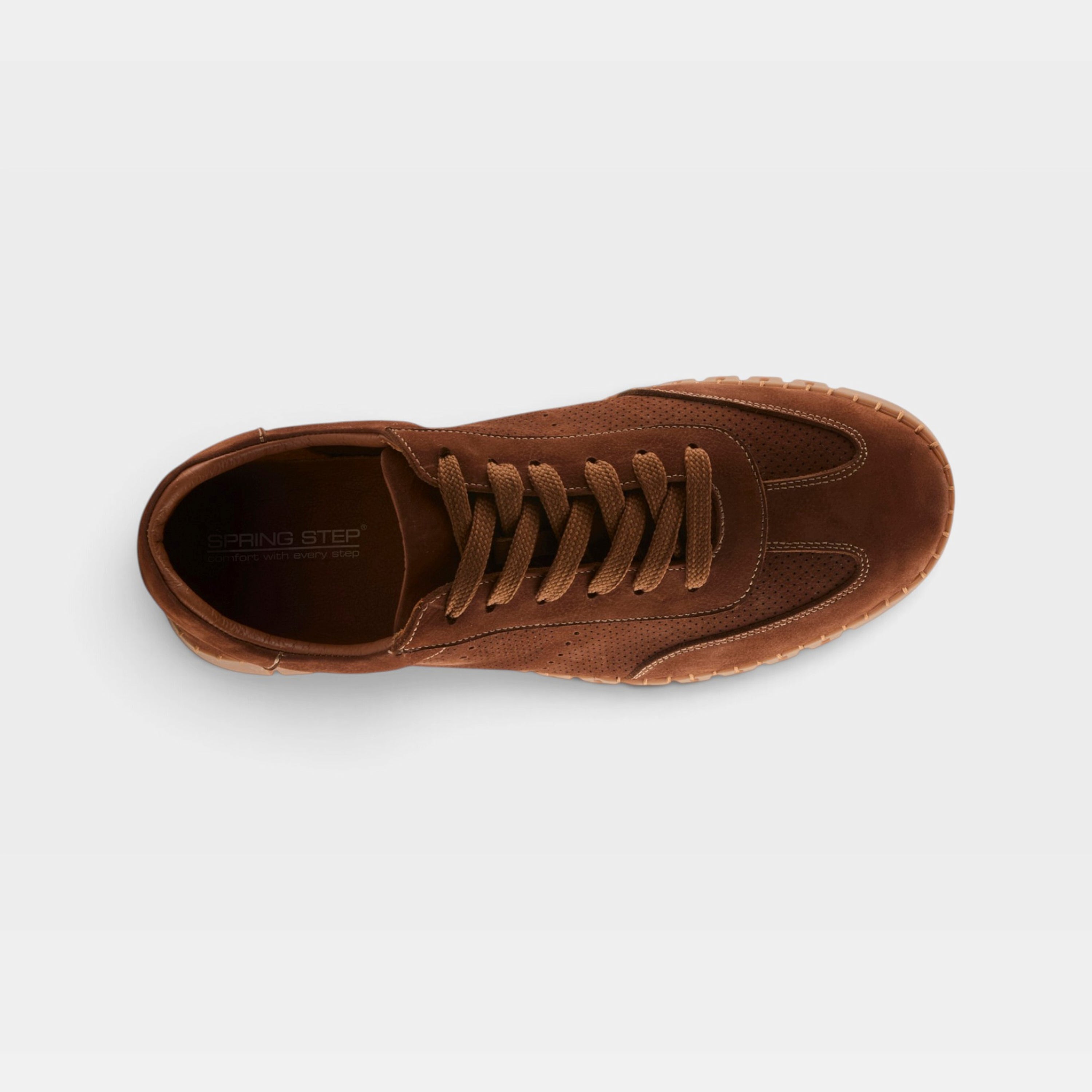 Spring Step Men Armado Brown Nubuck Sneaker