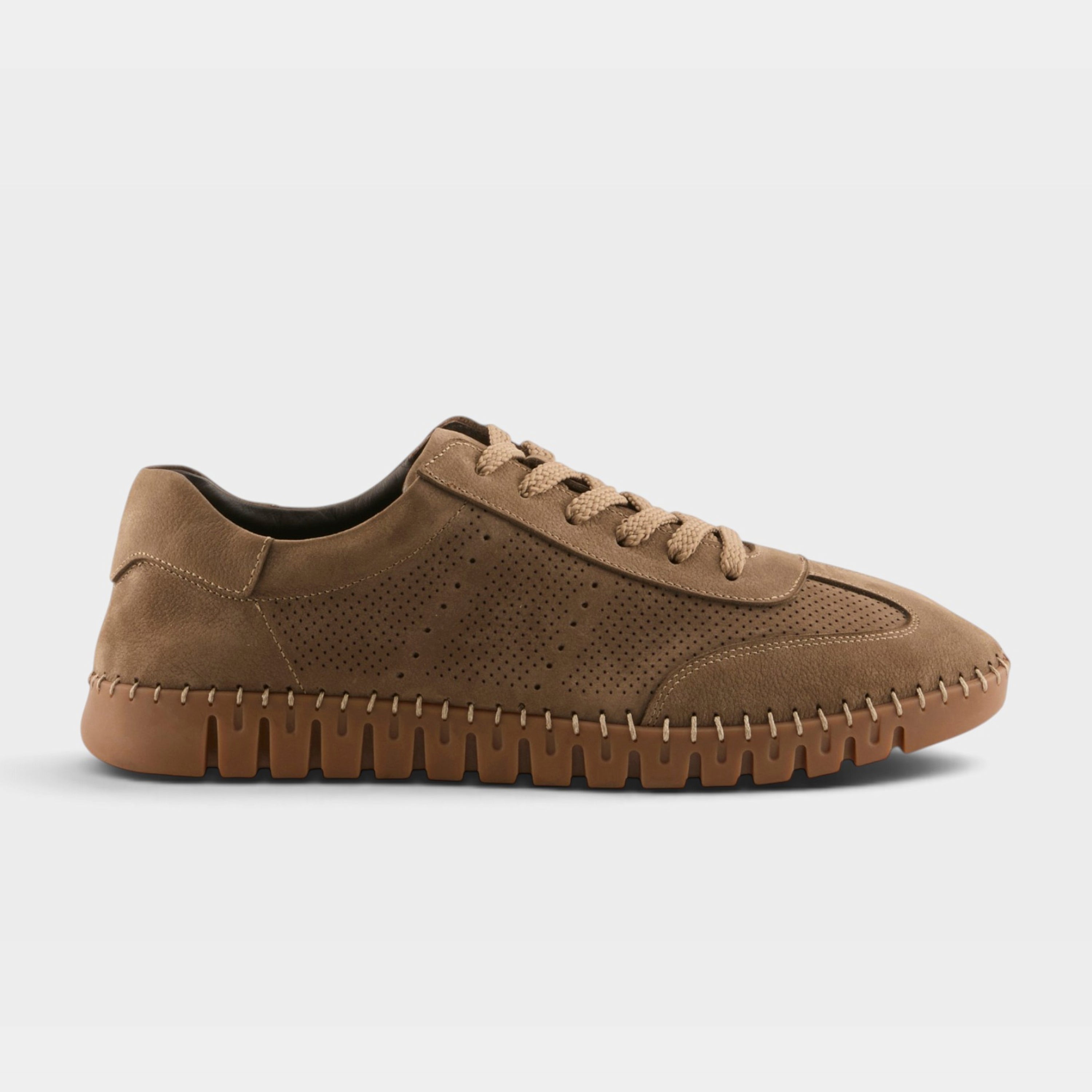 Spring Step Men Armado Dark Taupe Nubuck Sneaker