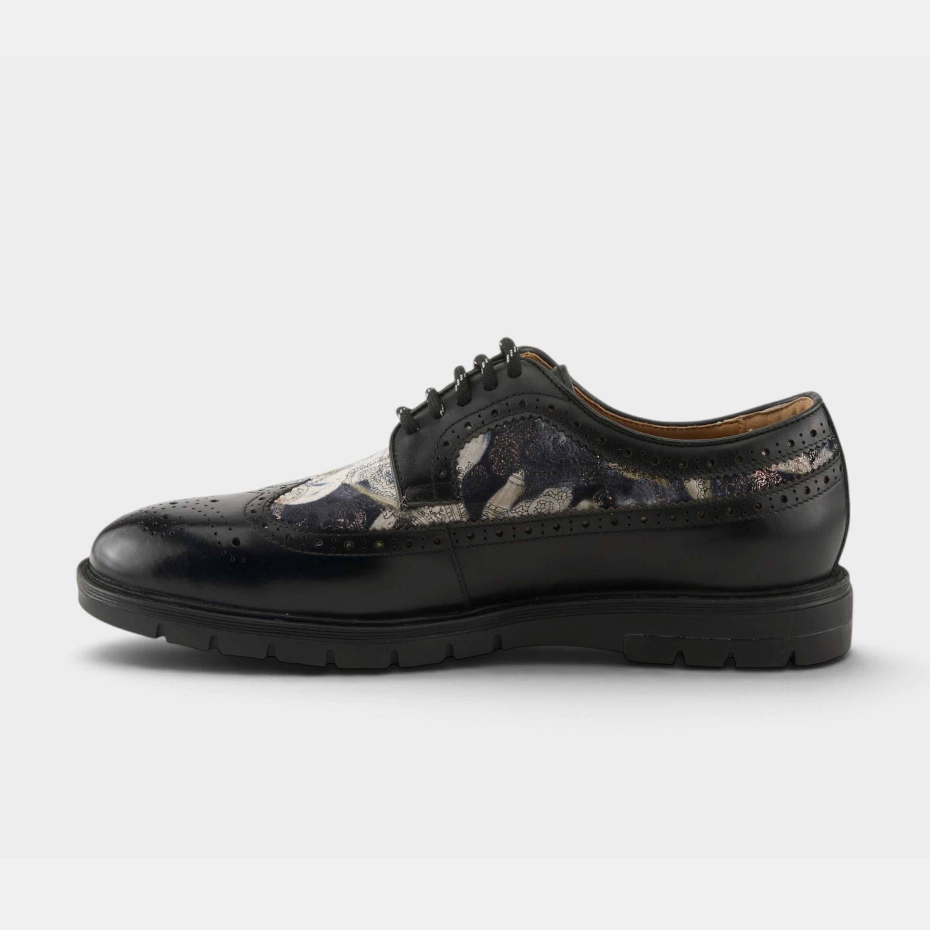 L'Artiste Men Asher Black Multi Shoe