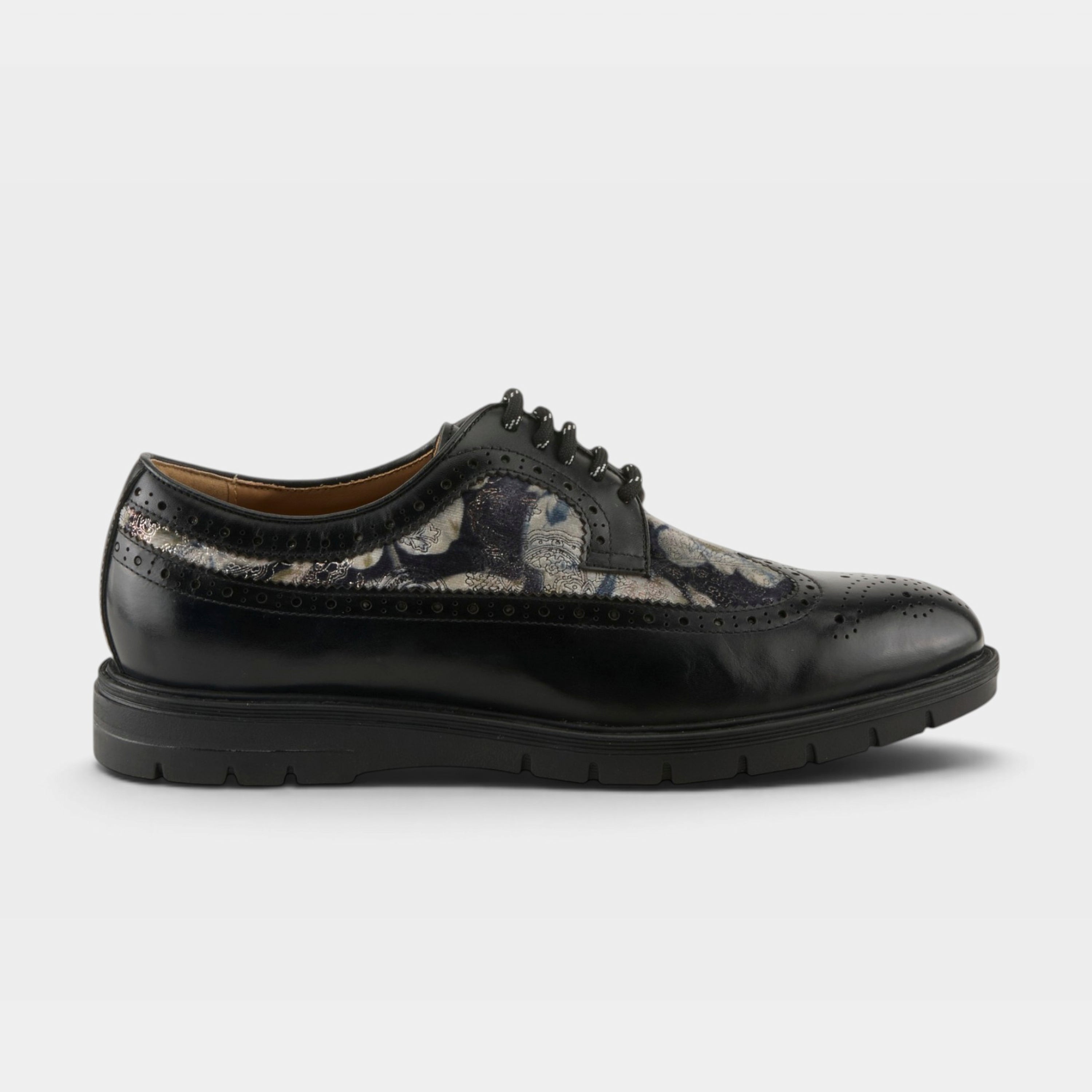 L'Artiste Men Asher Black Multi Shoe