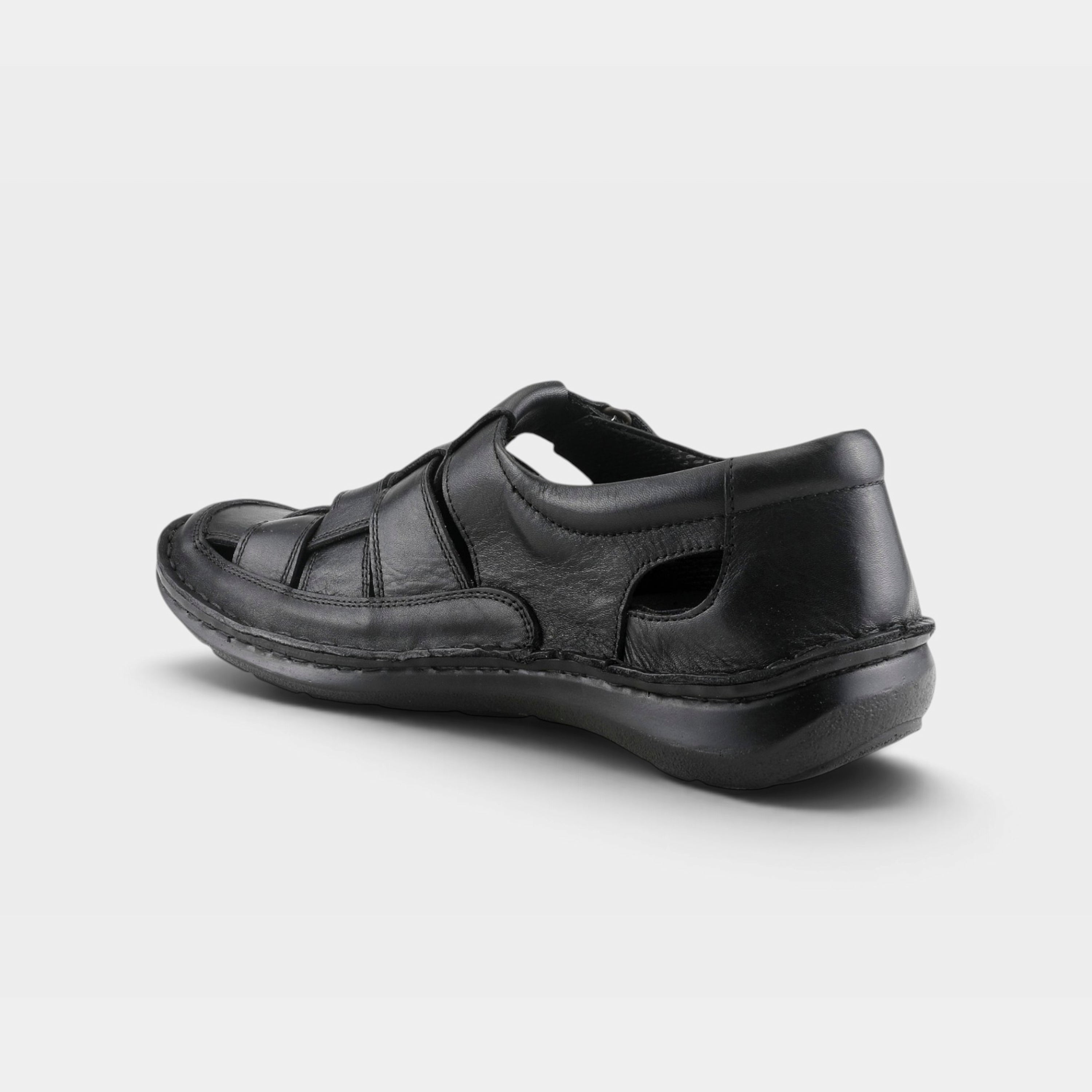Spring Step Men Aspeno Black Sandal
