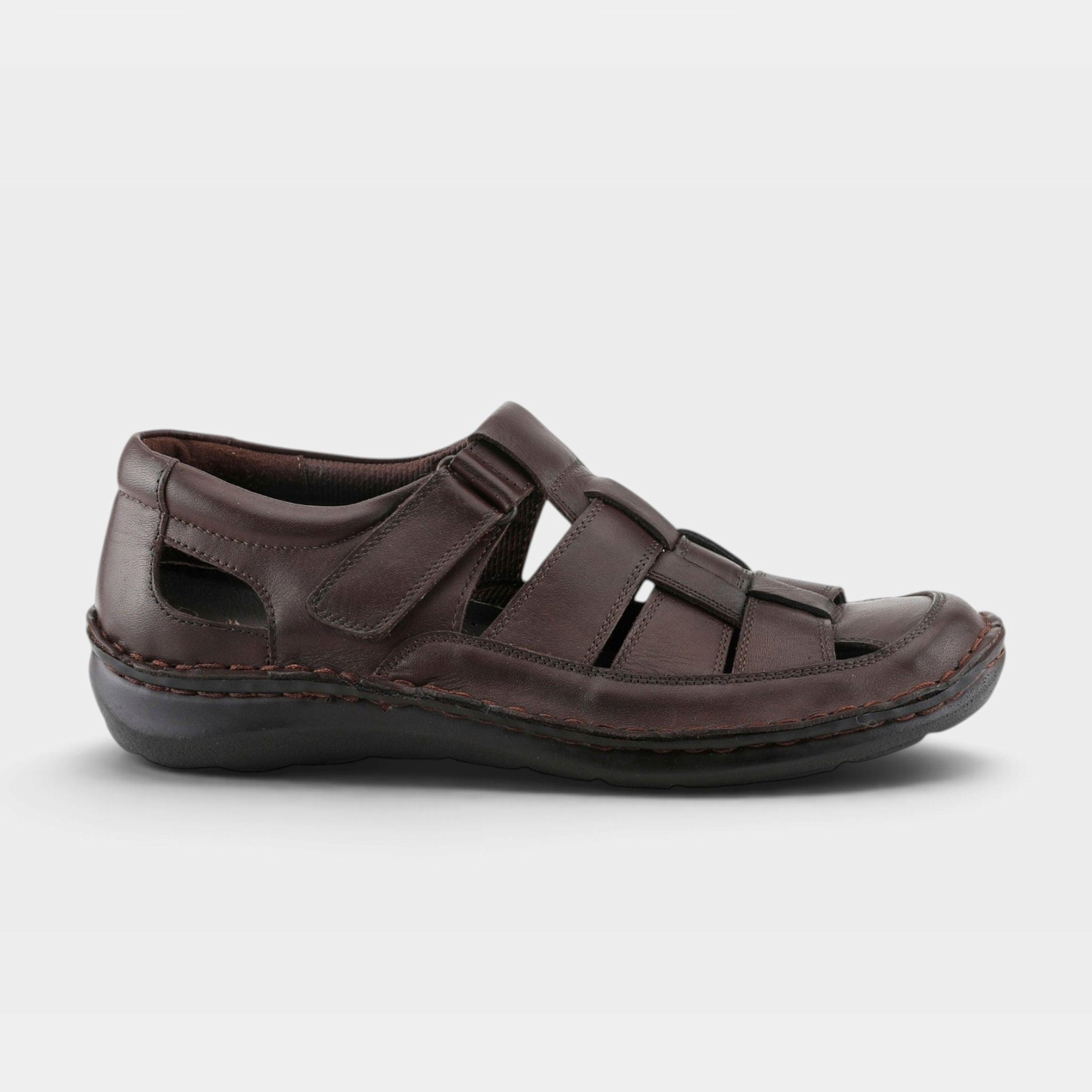 Spring Step Men Aspeno Dark Brown Sandal