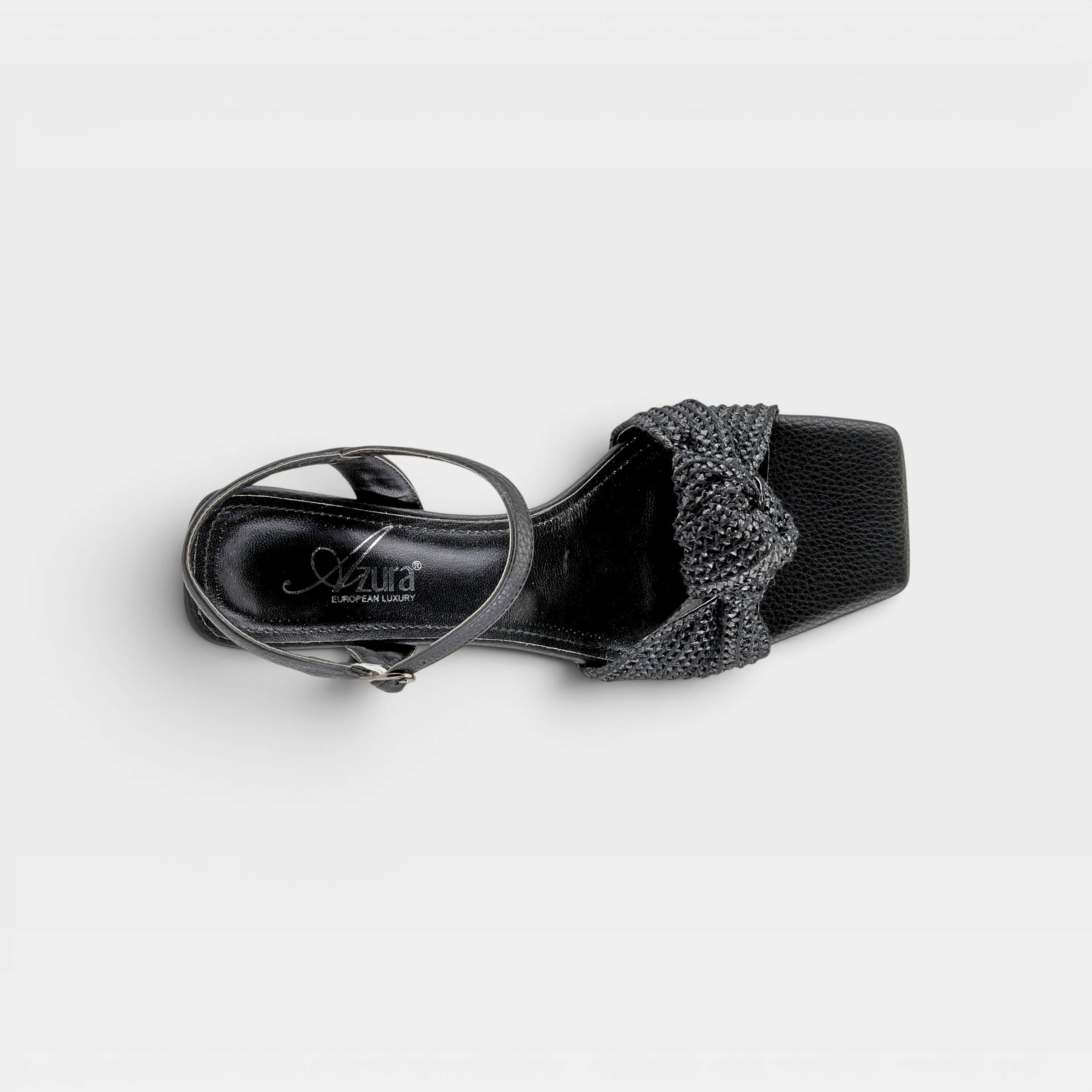 Azura Assisi Black Sandal