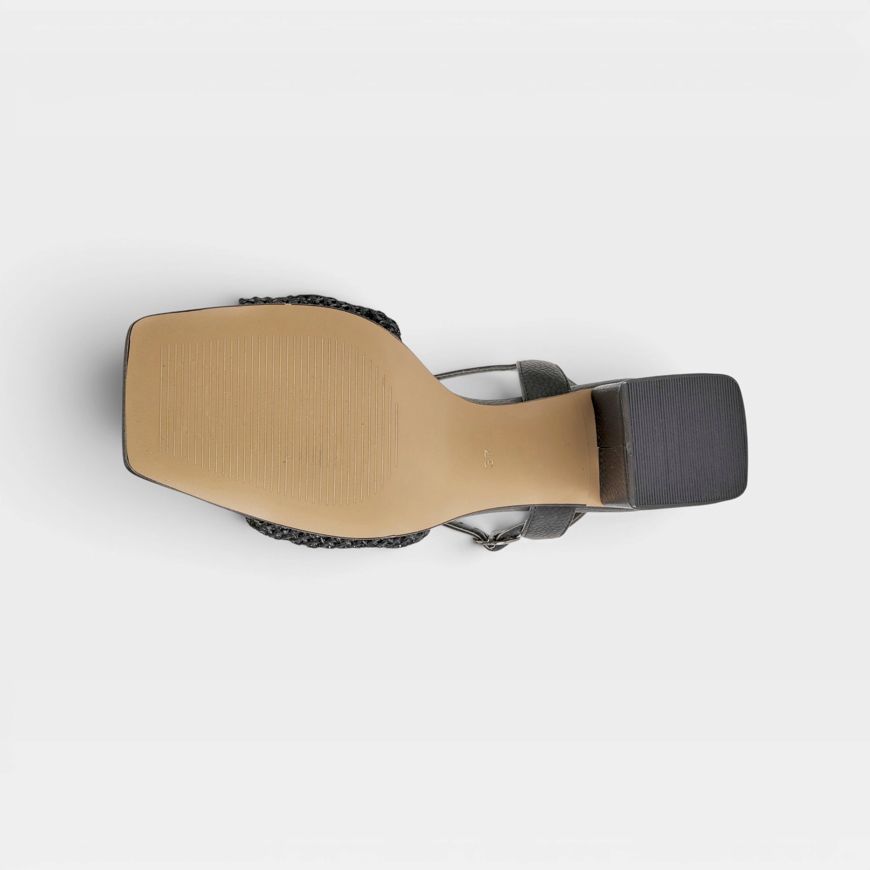 Azura Assisi Black Sandal
