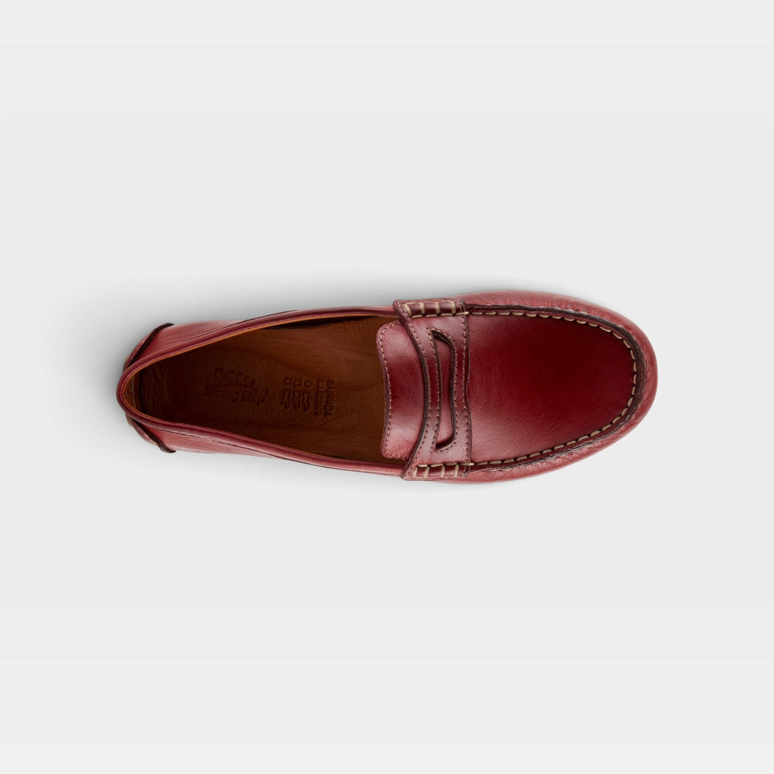 Spring Step Audette Dark Red Shoe