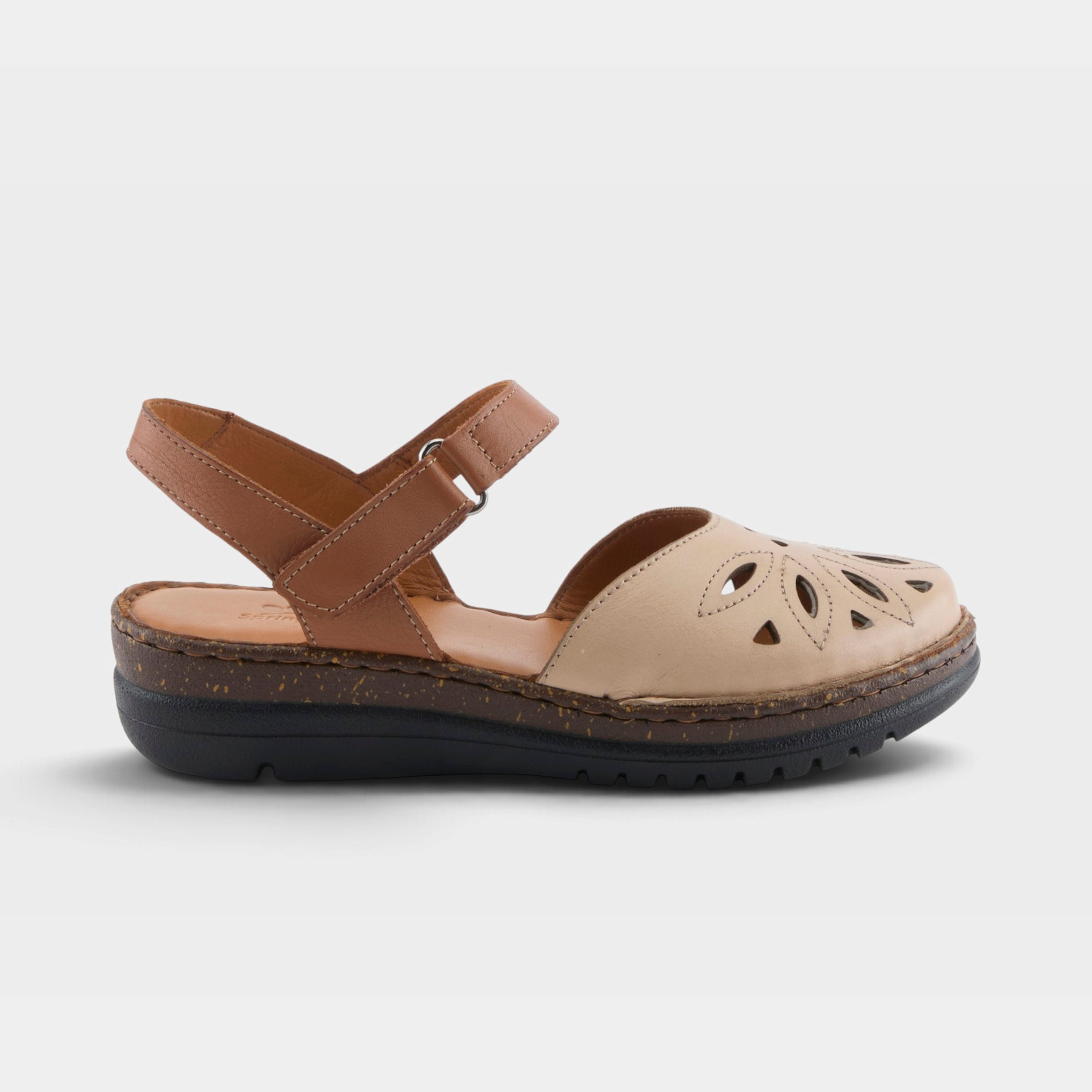 Spring Step Azmira Beige Multi Shoe