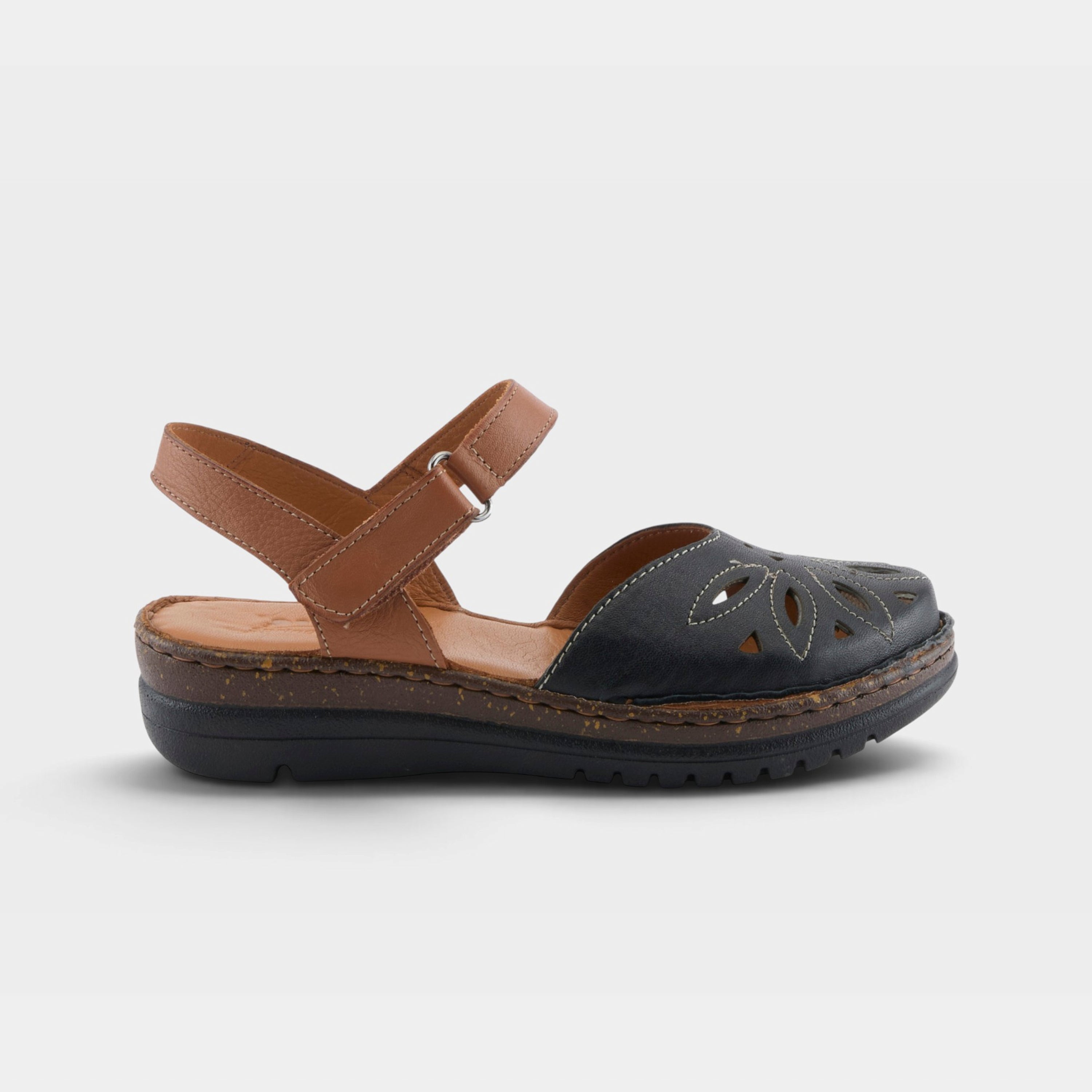 Spring Step Azmira Black Multi Shoe