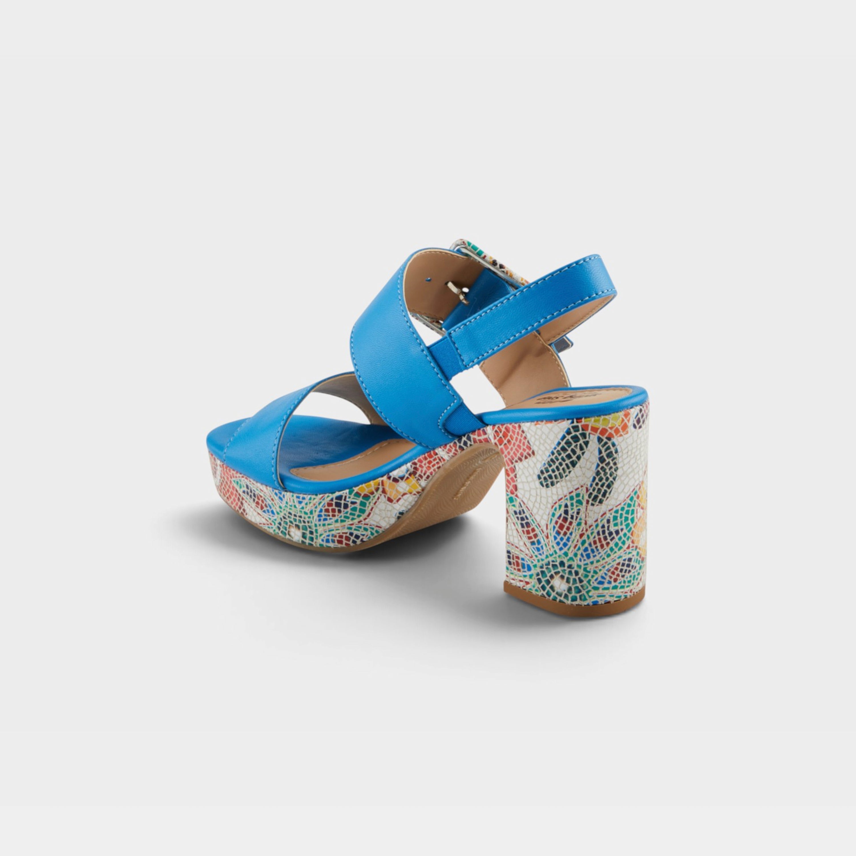 Spring Step Azucar Royal Blue Multi Sandal