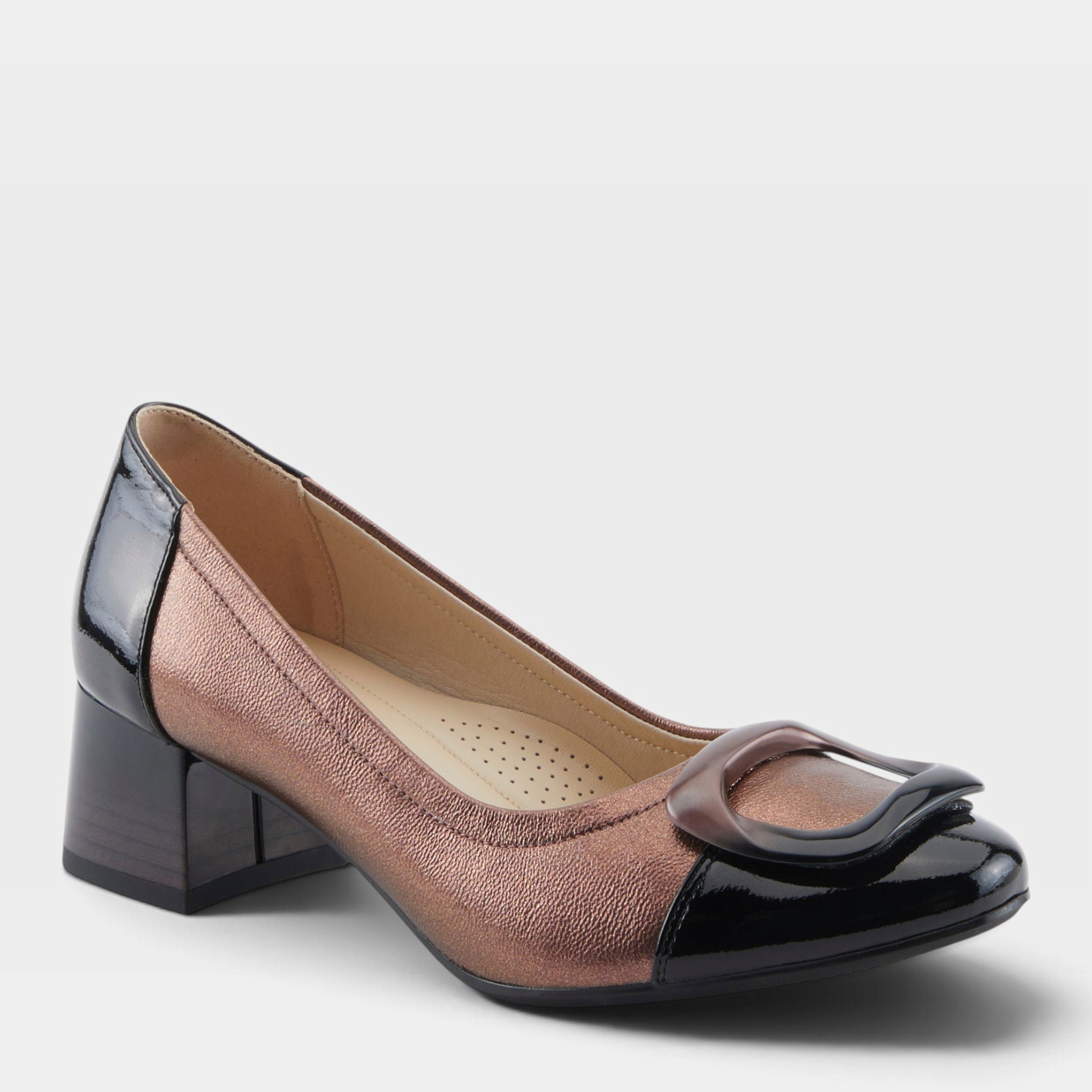 Azura Babysteps Copper Metallic Shoe